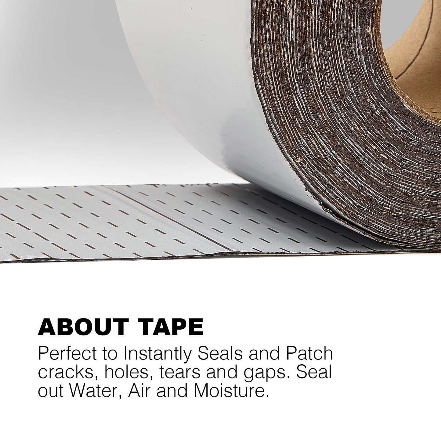 White RV Roof Sealant Tape, 4" x 50' Waterproof Repair Seal Tape – Extra Thick, UV-Resistant, Weatherproof Patch for Permanent Leak Sealing on RVs, Trailers, and Mobile Homes