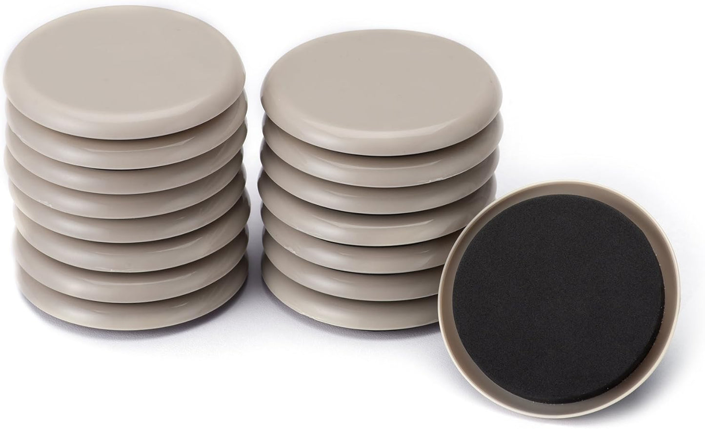 CO-Z Furniture Sliders - 16 Pack, 3 1/2" Reusable Furniture Sliders for Carpet, Heavy-Duty Furniture Gliders Movers for Hardwood Floors, Plastic Moving Pads for Heavy Furniture, Floor Protectors