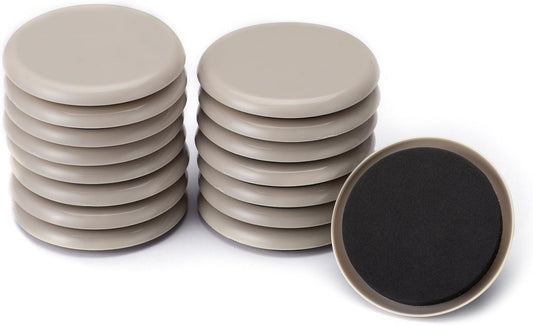 CO-Z Furniture Sliders - 16 Pack, 3 1/2" Reusable Furniture Sliders for Carpet, Heavy-Duty Furniture Gliders Movers for Hardwood Floors, Plastic Moving Pads for Heavy Furniture, Floor Protectors