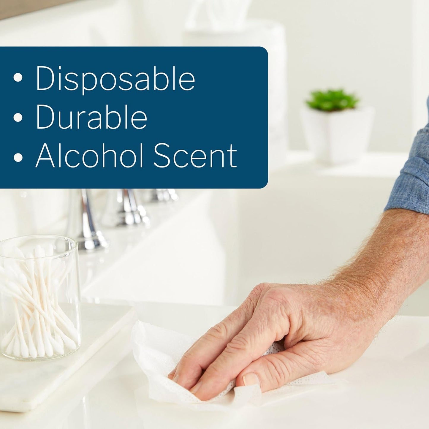 McKesson Germicidal Wipes [480 Count] Disinfecting Wipes, Alcohol Cleaning Disinfectant Wipes, Hospital Grade Multi-Surface Wipes, 160 Wipes, 3 Pack