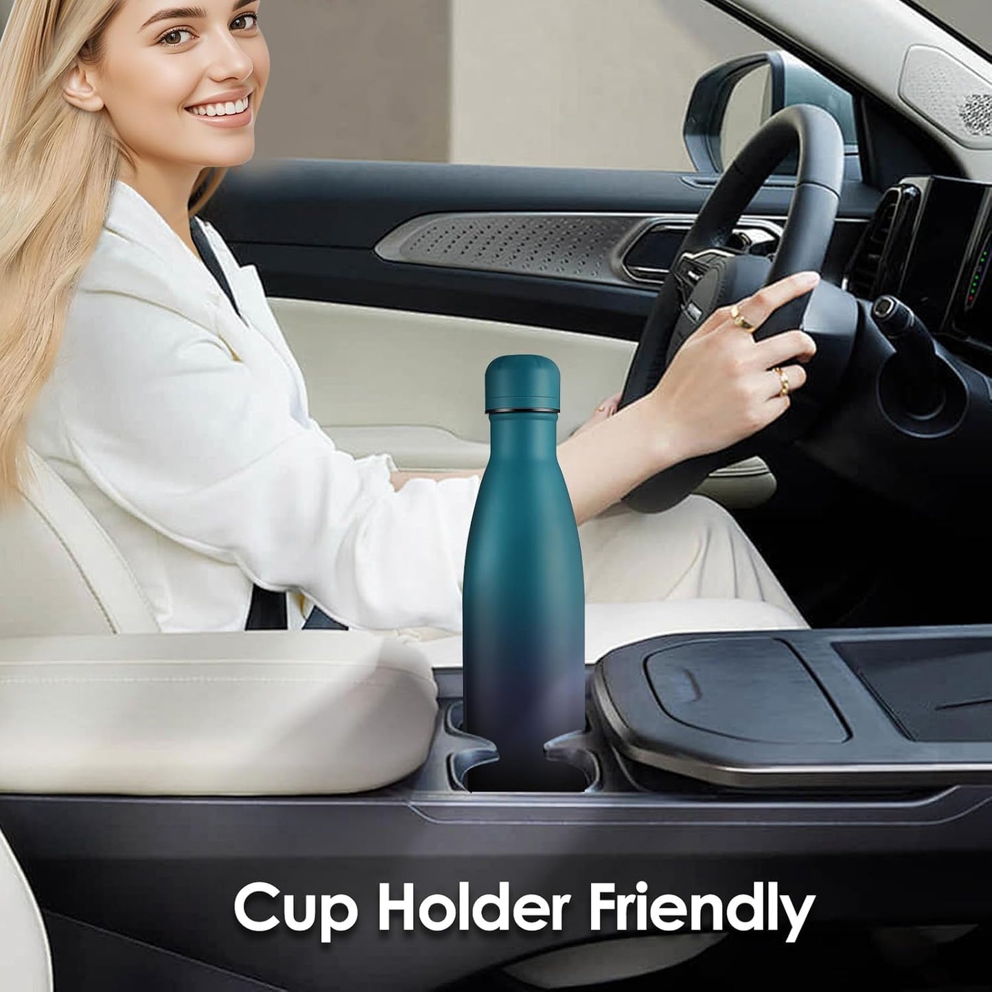 17oz Cola-Bottle Shaped Stainless Steel Leak-proof Water Bottle,Double Wall Vacuum Insulated Metal,Travel Mug For Sports Indoors & Outdoors,BPA-Free School Kids Flasks,Mix(8 Pack)