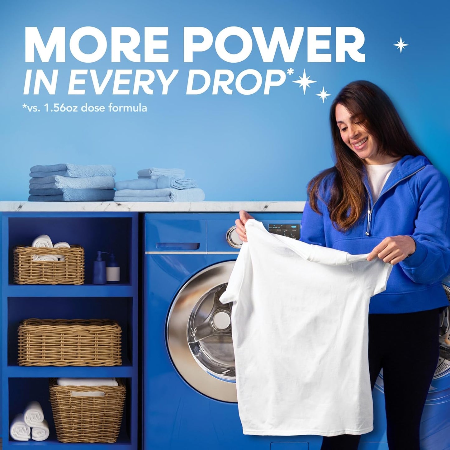 Persil Free & Sensitive Liquid Laundry Detergent, Unscented and Hypoallergenic for Sensitive Skin, Ultra Concentrated, 82.5 fl oz, 110 Loads