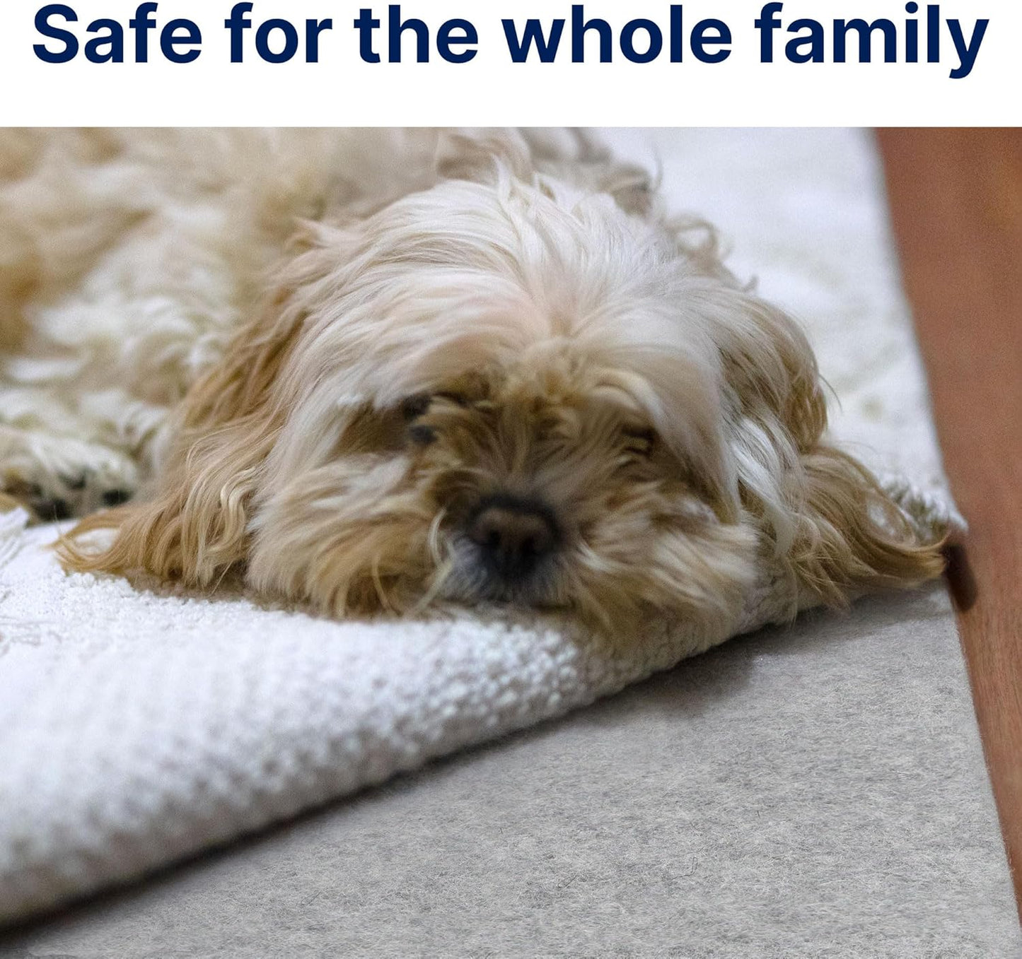 RUGPADUSA - Eco-Plush - 11'x14' - 3/8" Thick - 100% Felt - Extra Cushioned Rug Pad - Available in 3 Thicknesses, Many Custom Sizes