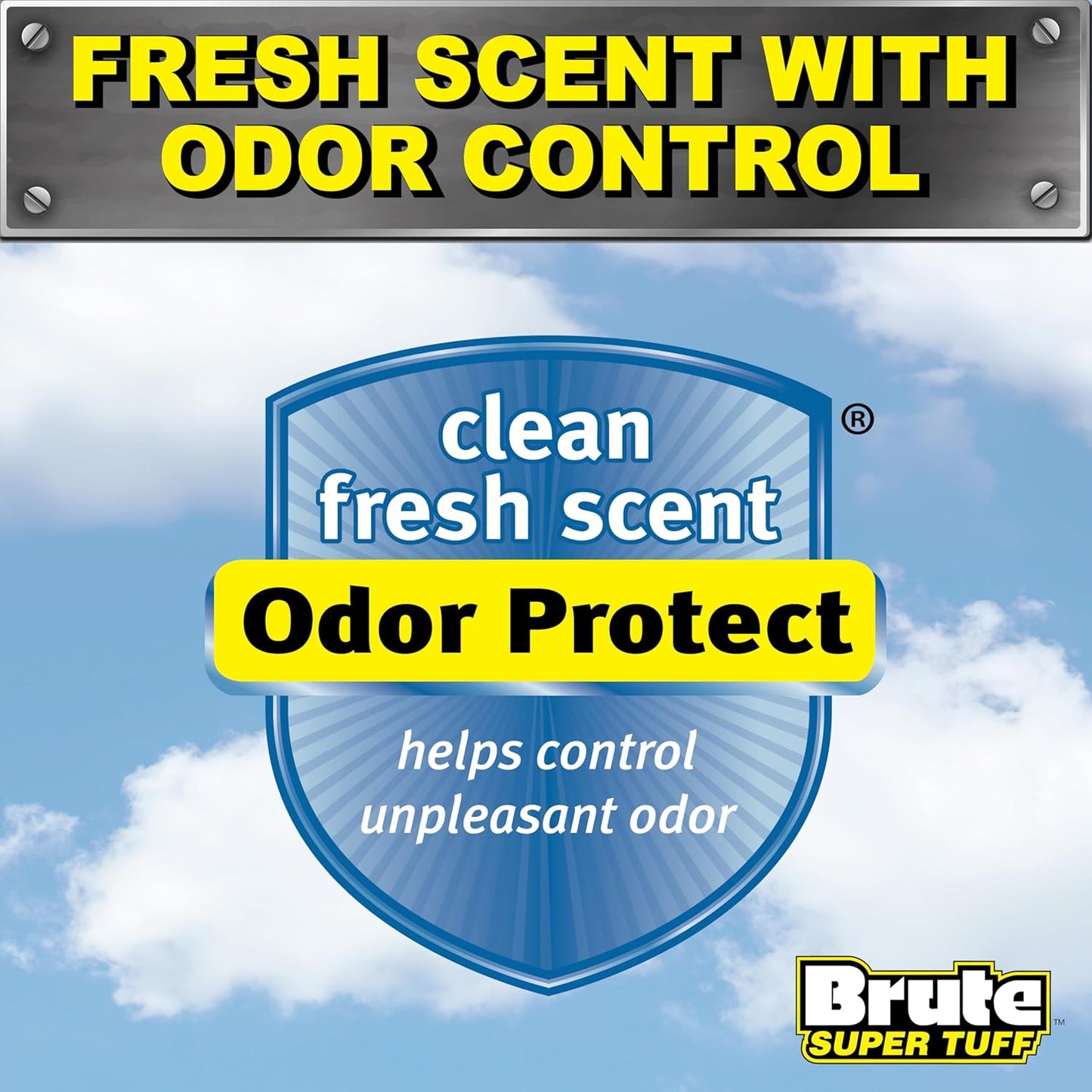 Heavy Duty Kitchen Compactor Bags, Twist Tie Closure, White, Clean Fresh Scent with Odor Protect Technology, 20 Gallon, 20 Count