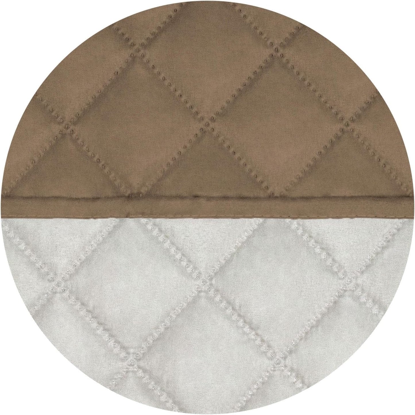 PureFit Reversible Quilted Sofa Cover, Water Resistant Slipcover Furniture Protector, Washable Couch Cover with Non Slip and Elastic Straps for Kids, Dogs, Pets (Oversized Chair, Camel/Ivory)