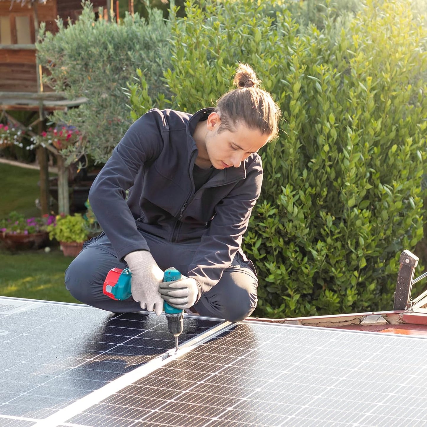 Kebada W1 Work Gloves for Men and Women, 12 Pairs Touchscreen Safety Gloves with Grip, PU-Coated, Ideal for Light & Medium Duty Tasks, White, Medium