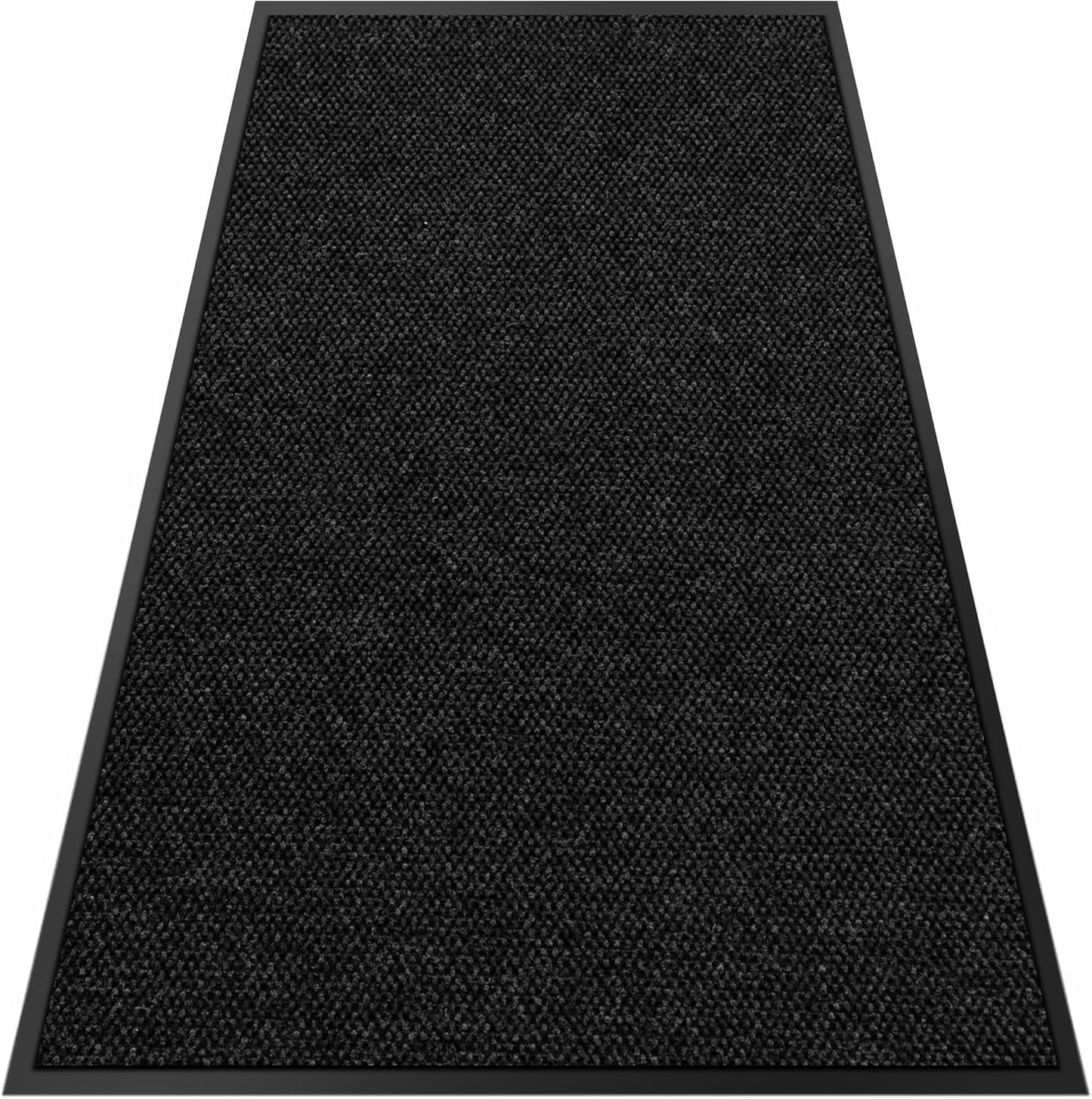 4′ x 9′ Front Door Mat Indoor Outdoor Entrance, Commercial Floor Mat Heavy Duty Dirt Trapper Entryway Doormat, Custom Size Non Slip Rubber Backing Welcome mat, Door Mat for High Traffic Area