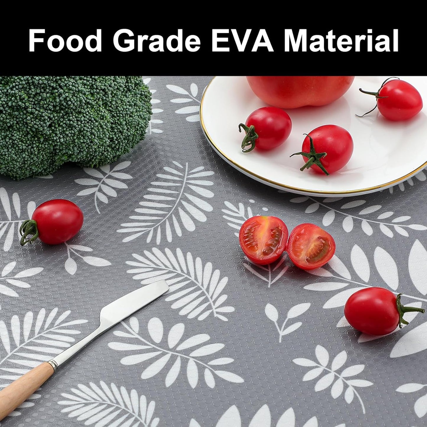 Cooyes Shelf Paper for Kitchen Cabinets Non Adhesive, Waterproof & Oil-Proof Kitchen Drawer Liner for Refrigerator Drawer Fridge Cupboard (23.6 Inch W x 354 Inch L)