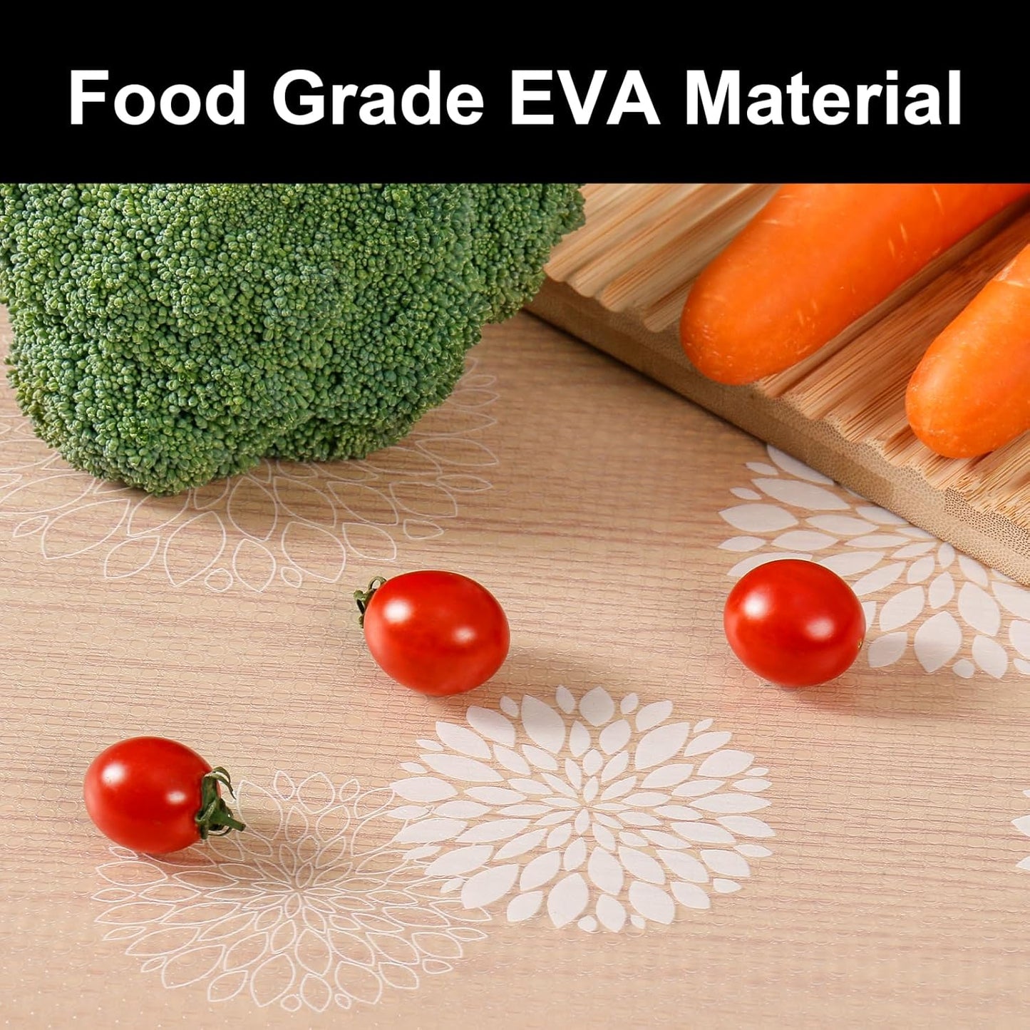 Cooyes Shelf Paper for Kitchen Cabinets Non Adhesive, Waterproof & Oil-Proof Kitchen Drawer Liner for Refrigerator Drawer Fridge Cupboard (23.6 Inch W x 354 Inch L)