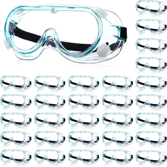 Yunsailing Protective Safety Goggles Lab Over Glasses Clear Anti Fog Eye Protection Goggles for Men Women