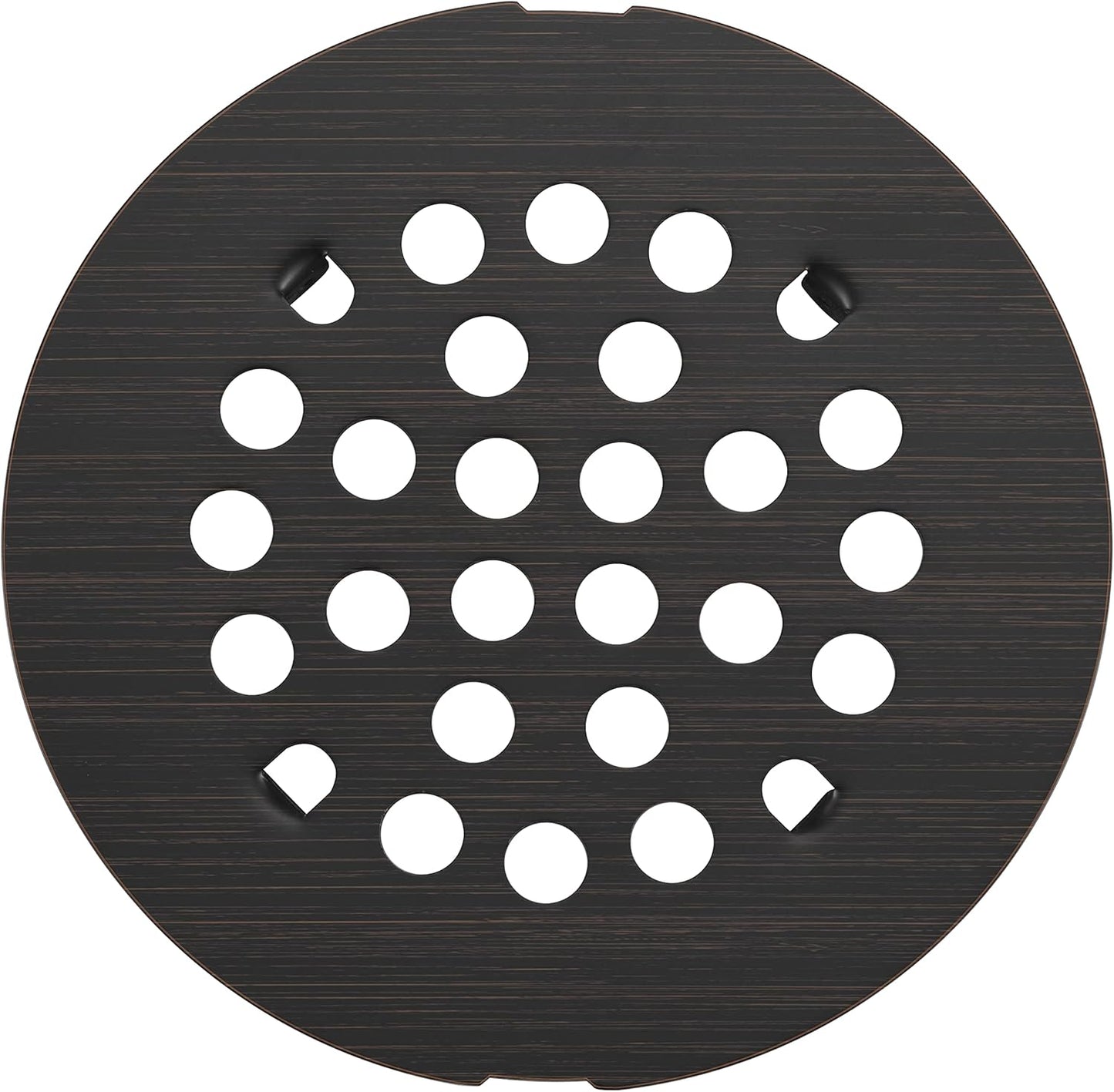 rrajj 4-1/4 (4.25) Inch(108mm) Round Snap-in Shower Floor Drain Cover Replacement Cover (Oil Rubbed Bronze)