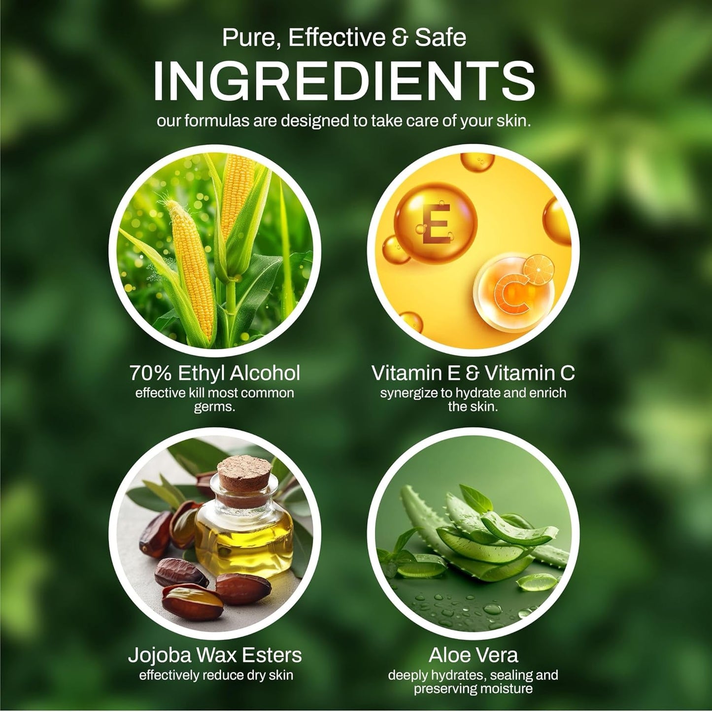 PAMMI Power Mist Hydrating Hand Sanitizer Spray, Portable Travel Size Pocket Hand Sanitizer, Scented Handsanitizer Mini Spray For Car - 600 Sprays (2 Packs (Mango))