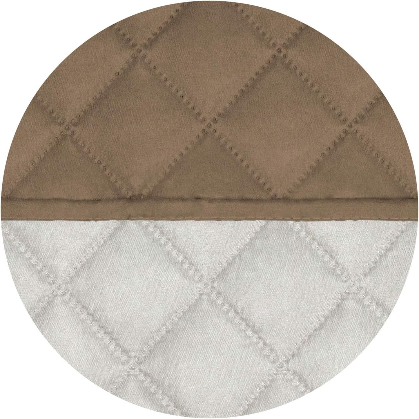 PureFit Reversible Quilted Sofa Cover, Water Resistant Slipcover Furniture Protector, Washable Couch Cover with Non Slip and Elastic Straps for Kids, Dogs, Pets (XX Large, Camel/Ivory)