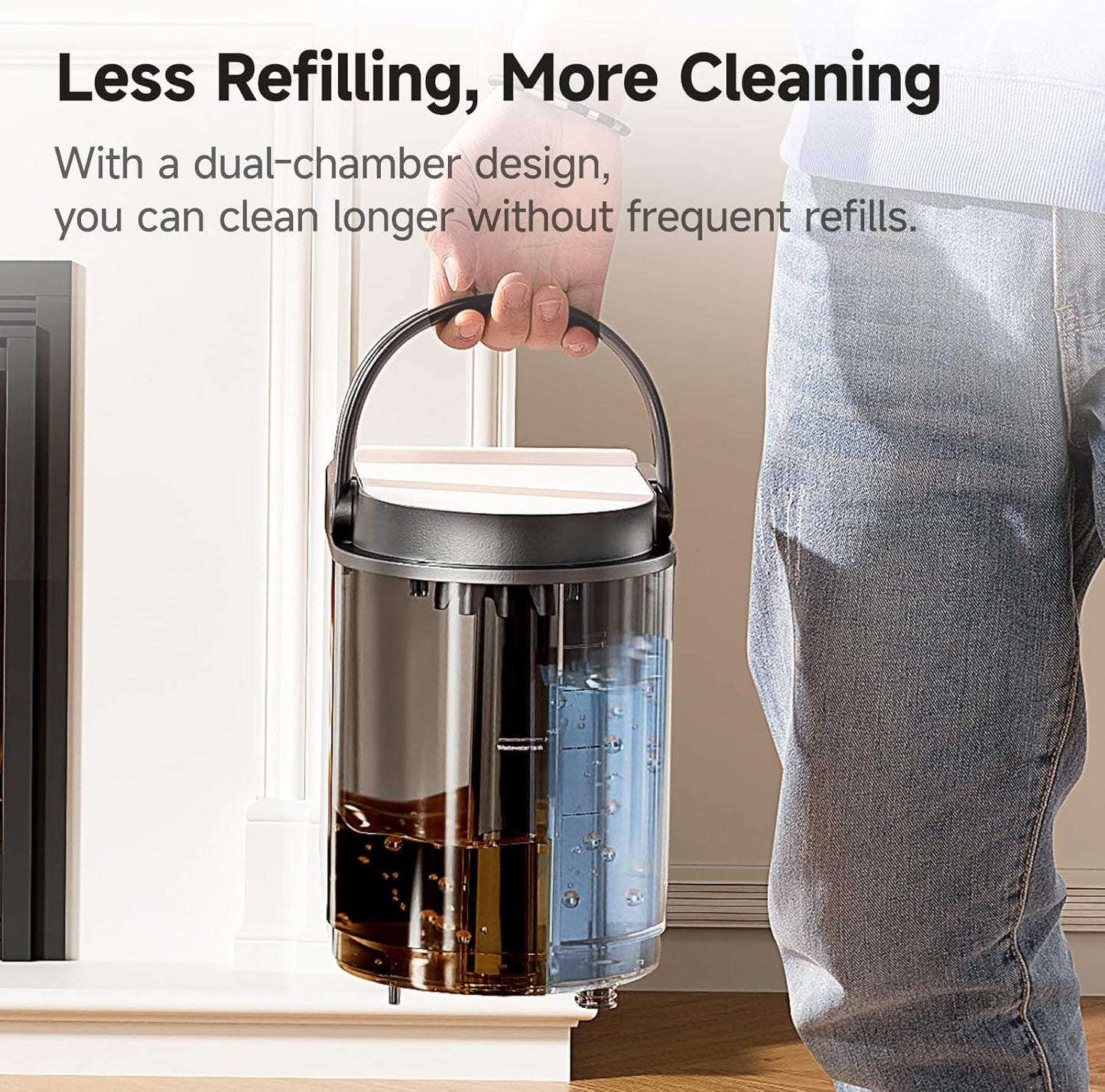 uwant 18Kpa Portable Carpet Cleaner Powerful Suction Upholstery Cleaner Machine for Pet, Spot Cleaner with Specialty Tools for Car, Couch, Rug, Sofa, Furniture