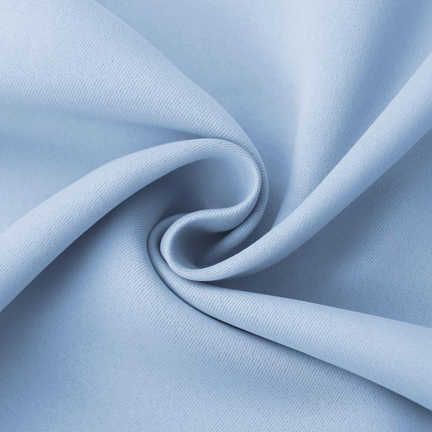 BGment Baby Blue Blackout Curtains 63 Inch Length for Kids Bedroom - Rod Pocket Thermal Insulated Drapes for Nursery Room Darkening Privacy, 52 x 63 Inch, 2 Panels