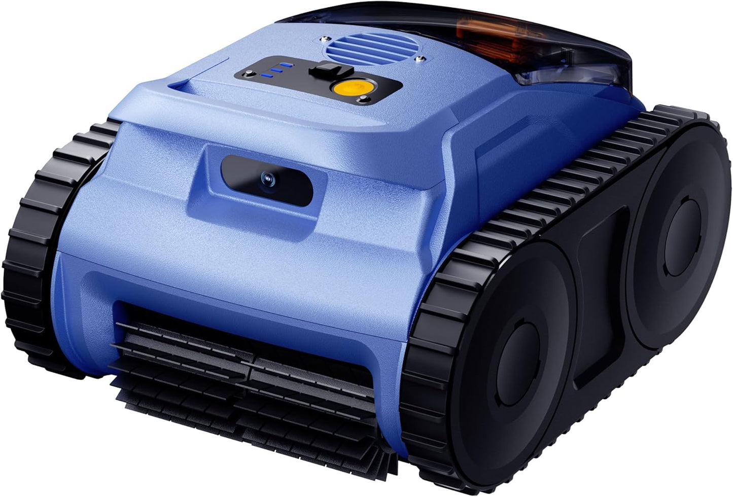Cordless Robotic Pool Vacuum, Pool Cleaner with Track Drive & Sonar Navigation, 180W Brushless Motor, Wall & Waterline Climbing, 150-Min Runtime, for Inground & Above-Ground Pools up to 2150 Sq. Ft.