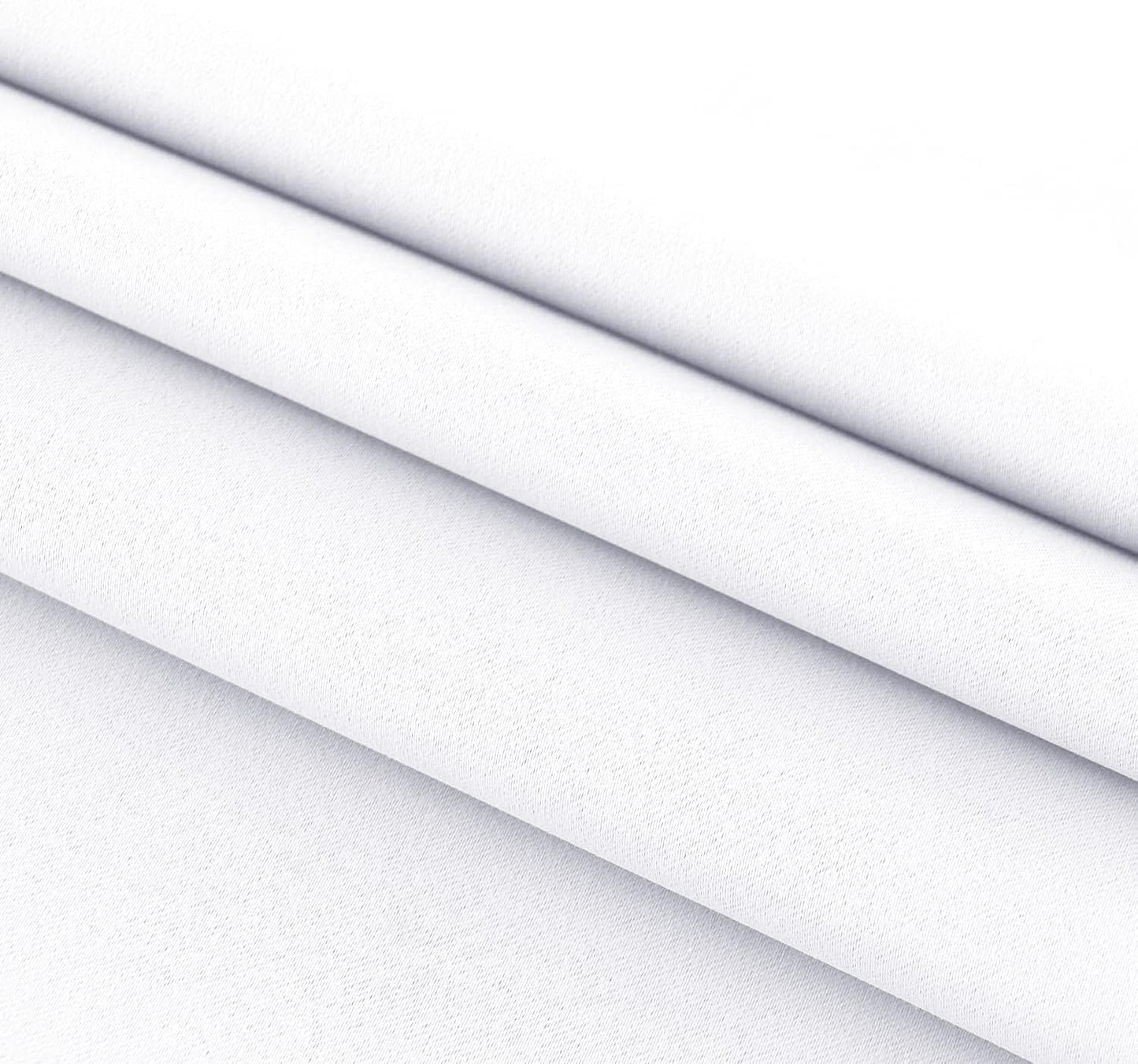 DWCN French Door Curtains – Rod Pocket Thermal Curtain for Doors with Glass Window, Kitchen and Patio Doors for Privacy, 36 X 80 Inches Long, 1 Curtain Panel with Tieback, Pure White