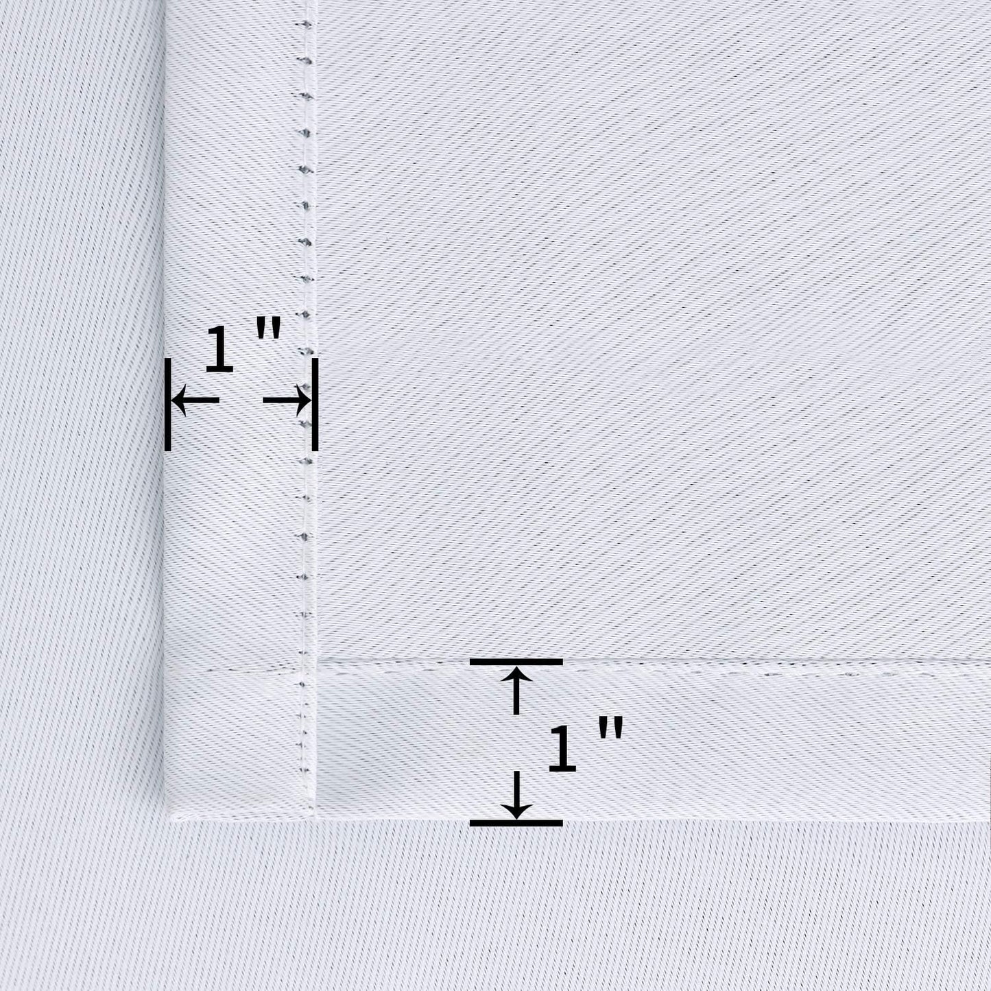 BGment Room Darkening Curtains 45 Inches Length - Rod Pocket Short Window Drapes Thermal Insulated for Bedroom Kitchen Cafe, Greyish White, 34 x 45 Inch, 2 Panels