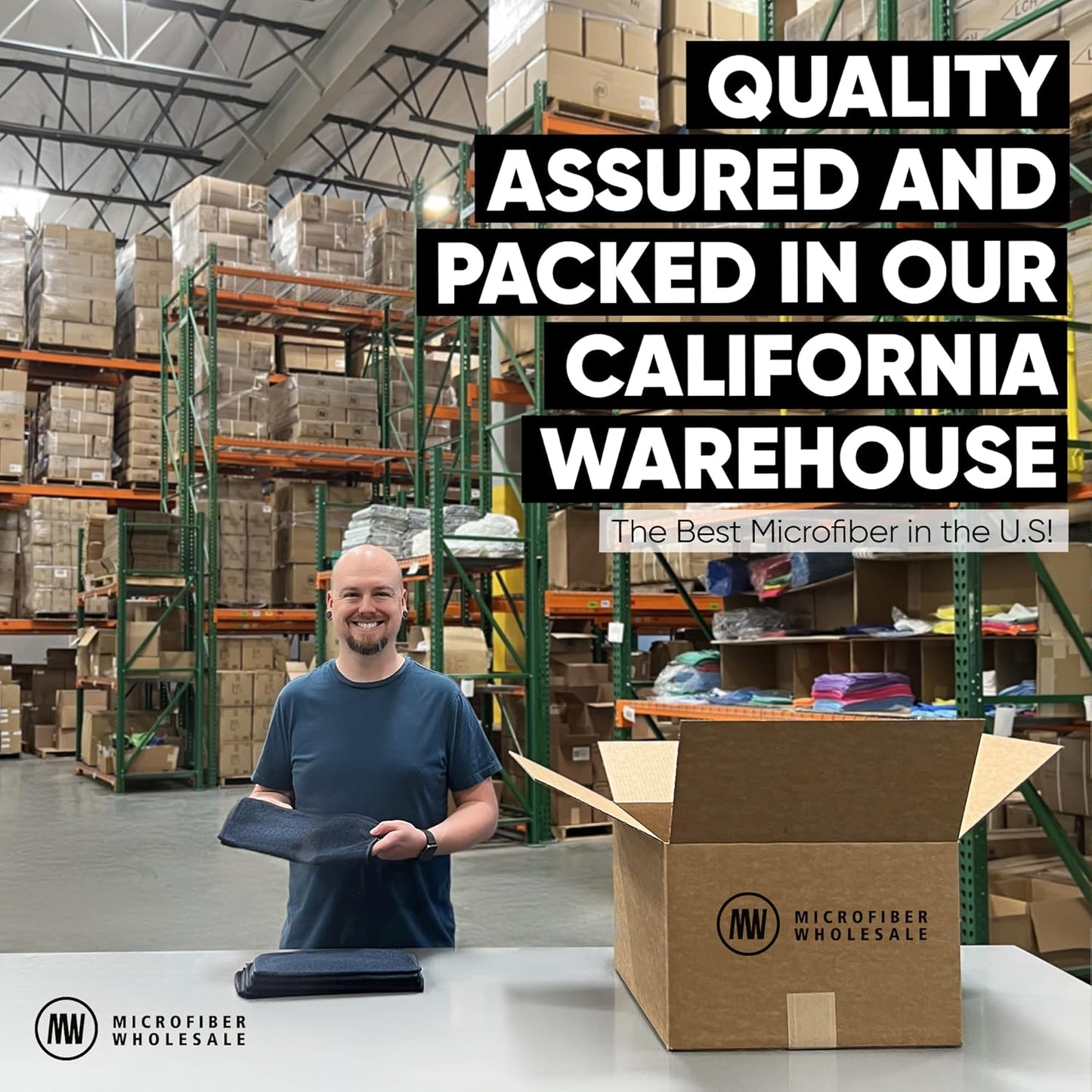 Microfiber Wholesale Cleaning Cloths (48 Pack) | Size 12" x 12"| All Purpose Microfiber Towels - Clean, Dust, Polish, Scrub, Absorbent (Black)