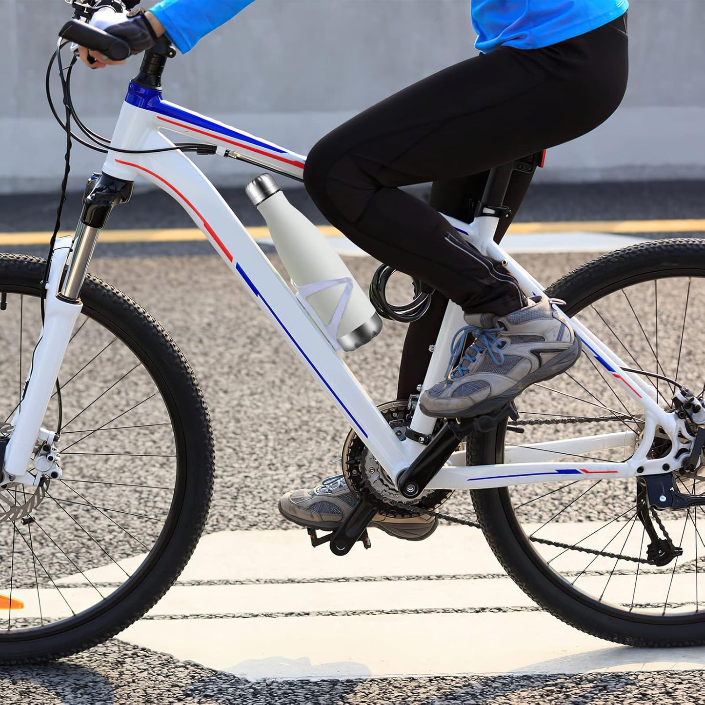 MEWAY 17oz Sport Water Bottle 8 Pack Vacuum Insulated Stainless Steel Leak-Proof Double Wall Cola Shape Water Bottle,Keep Drinks Hot & Cold (colourful,8 Pack)