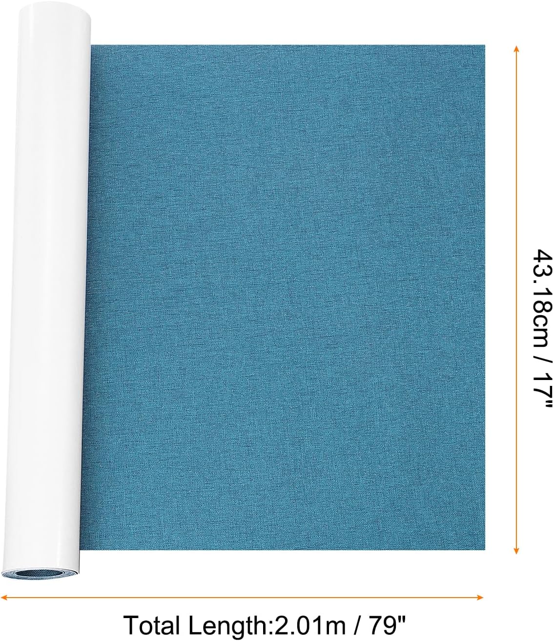 Repair Patches Self-Adhesive DIY Repair Patch Linen Gear Patch for Sofa, Furniture, Chair, Clothing, Tents, 17x79 Inch, Dark Blue