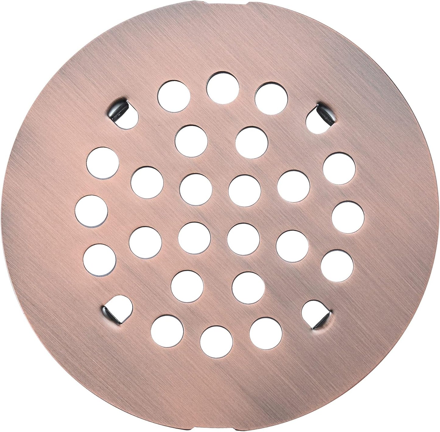 rrajj 4-1/4 (4.25) Inch(108mm) Round Snap-in Shower Floor Drain Cover Replacement Cover (Antique Copper)