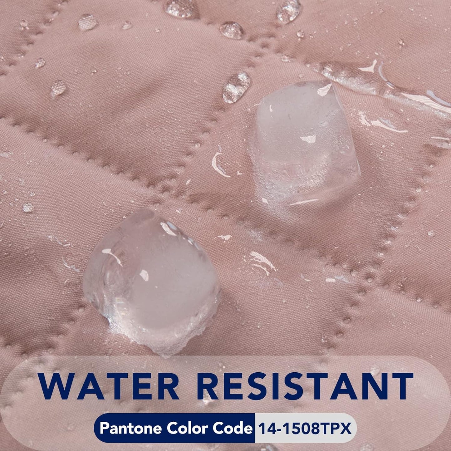 PureFit Reversible Quilted Sofa Cover, Water Resistant Slipcover Furniture Protector, Washable Couch Cover with Non Slip and Elastic Straps for Kids, Dogs, Pets (Oversized Recliner, Pink/Beige)