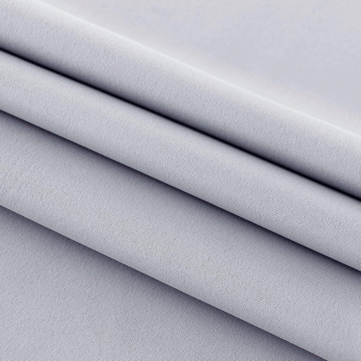 DWCN French Door Curtains – Rod Pocket Thermal Blackout Curtain for Doors with Glass Window, Kitchen and Patio Doors for Privacy, 36 X 72 Inches Long, 1 Curtain Panel with Tieback,Silver Grey