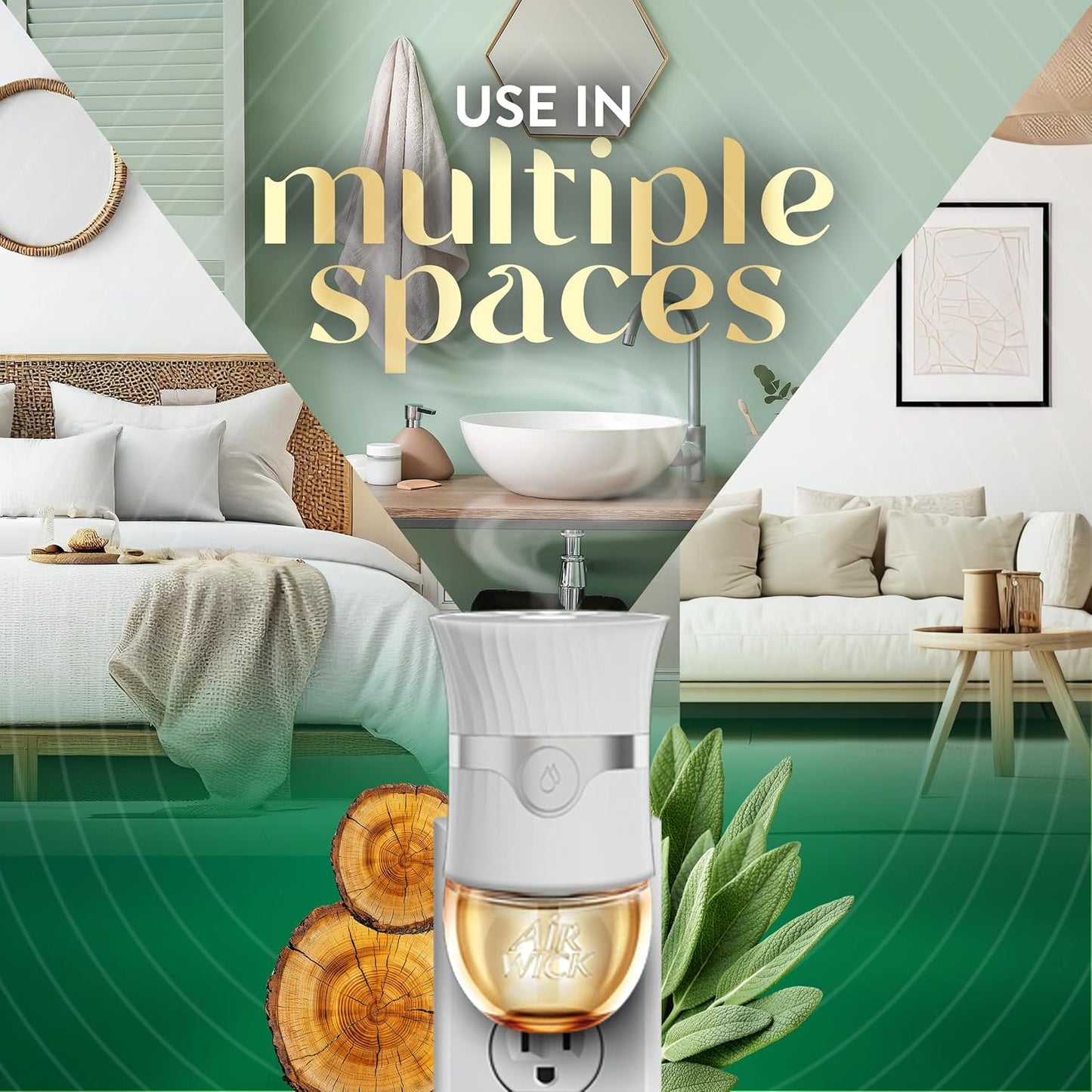 Air Wick Scented Oils 0+5 White Sage & Mahogany