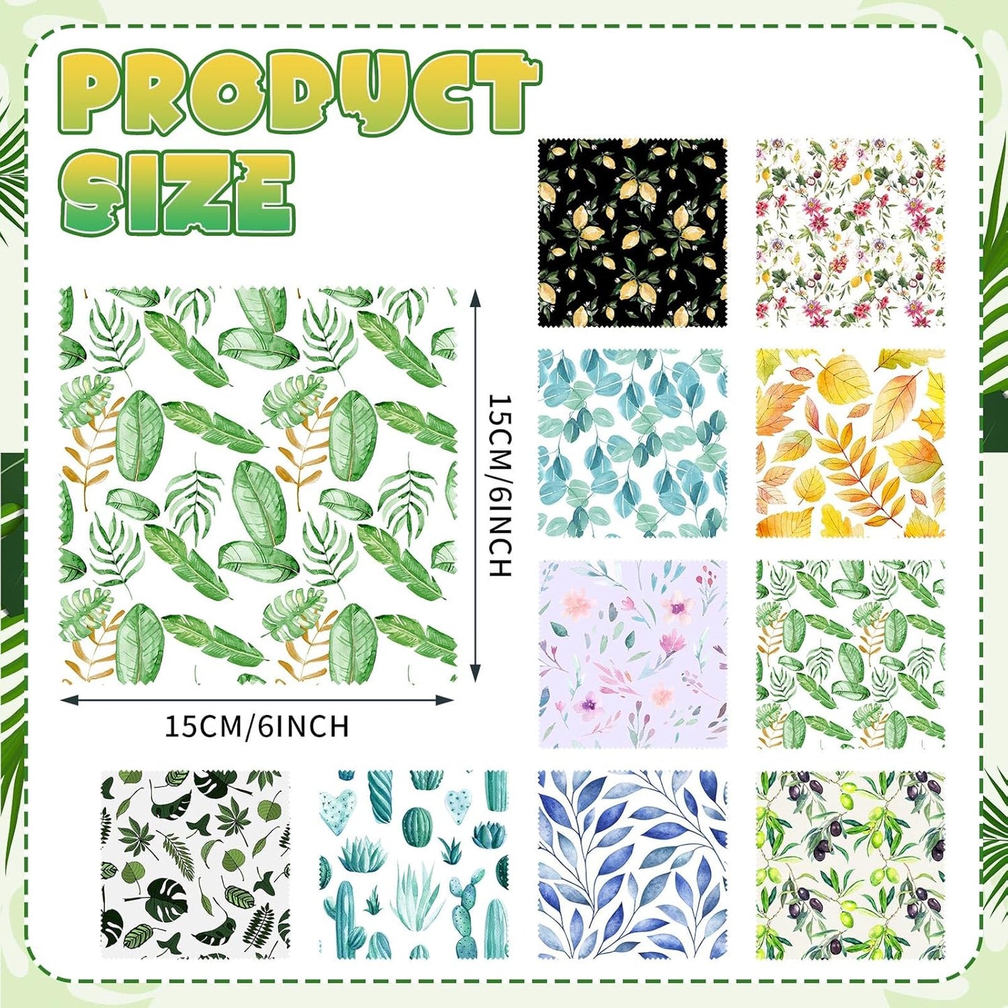 Sinmoe 20 Pcs Microfiber Cleaning Cloth for Glasses Plant Microfiber Cloth Soft Multicolor Glasses Cleaner for Eyeglasses Camera Lens Cell Phone Screens,6 x 6 Inches