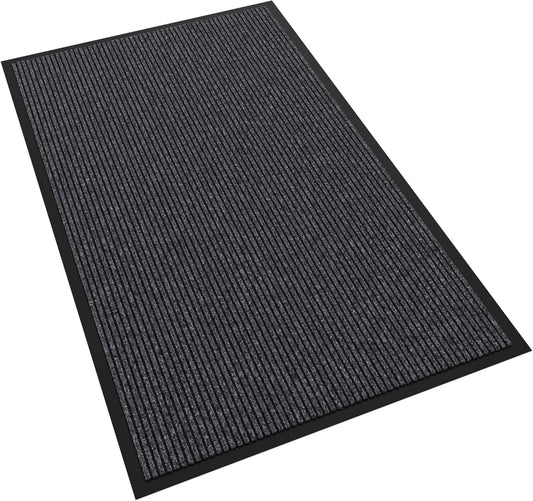 Front Door Mat, 60" x 36" Heavy Duty Indoor Outdoor Doormat, Non-Slip Welcome Mats for Entryway, Rubber Backing Low Profile Commercial Door Mats