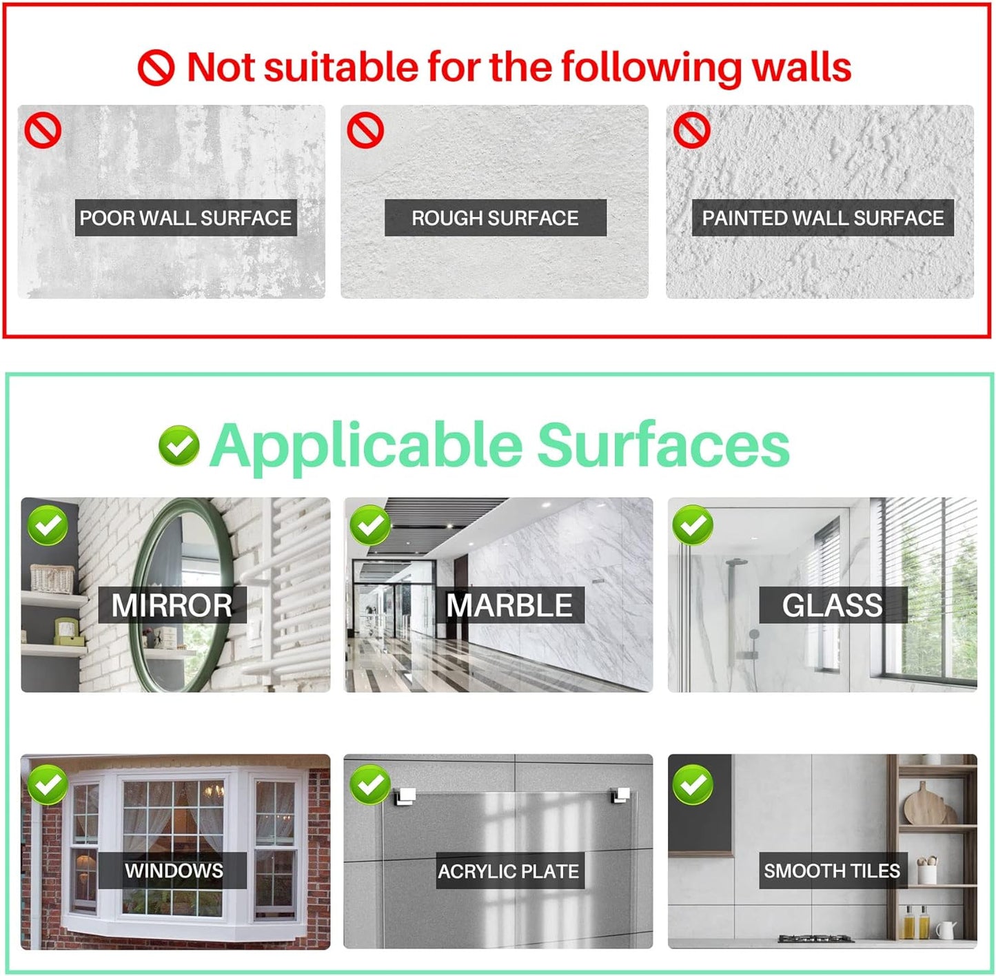 Antimbee Suction Cup Hooks, 10 Pack Reusable Suction Cup Hangers, Removable Small Suction Cups with 2 Hooks for Shower, Bathroom, Glass, Door, Windows, Kitchen, Up to 11 lbs on Smooth Surface