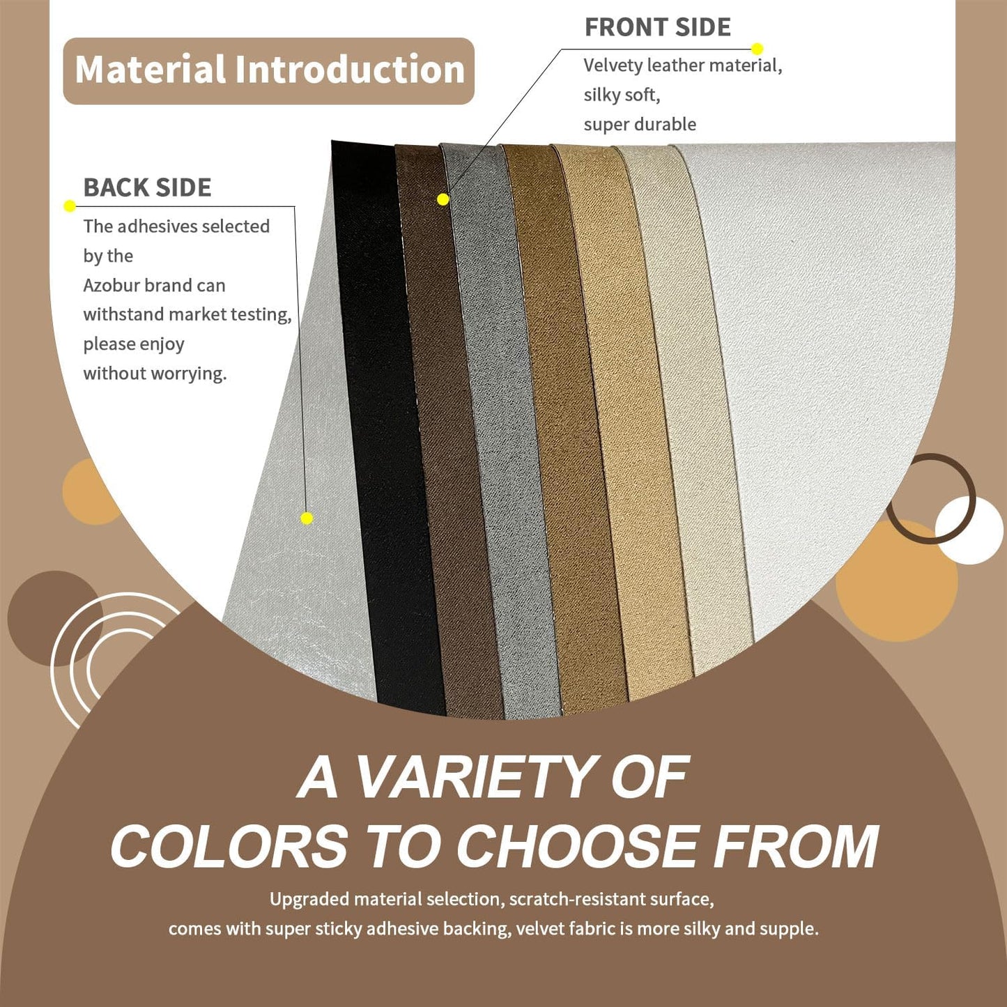 Velvet Repair Patch, Self-Adhesive Flannel Fabric Patch, Multi Colors, Microfiber Patch，Can be Used to Patch Sofas, Car Seats, Handbags, Jacket Holes and Tears (Beige)