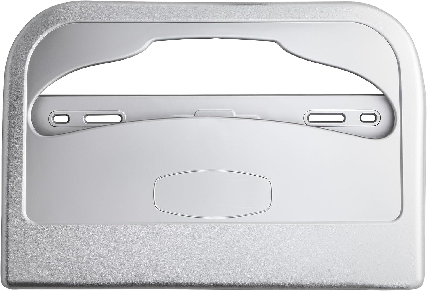 EZbrnd Wall Mount Half-Fold Toilet Seat Cover Dispenser for Commercial/Washroom/Office, Seat Cover Paper Sold Separately, Spray Silver, 3100S-EZ