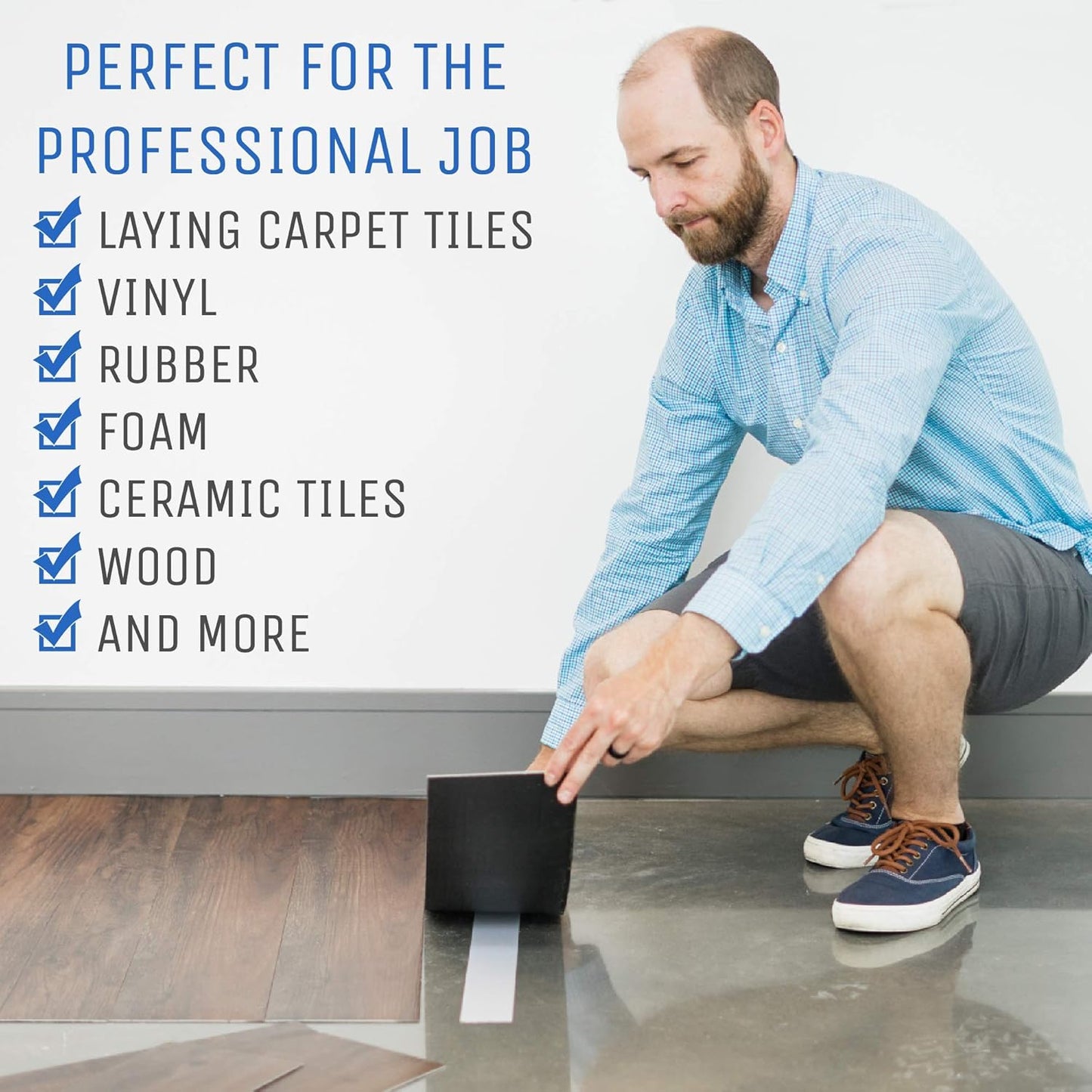 Strongest Double Sided Carpet Tape, 2 Inch by 40 Yard, 120 feet! 2X More! 5 Stars Professional Grade, Industrial Strength, Heavy Duty Rug and Carpet Underlayment Adhesive
