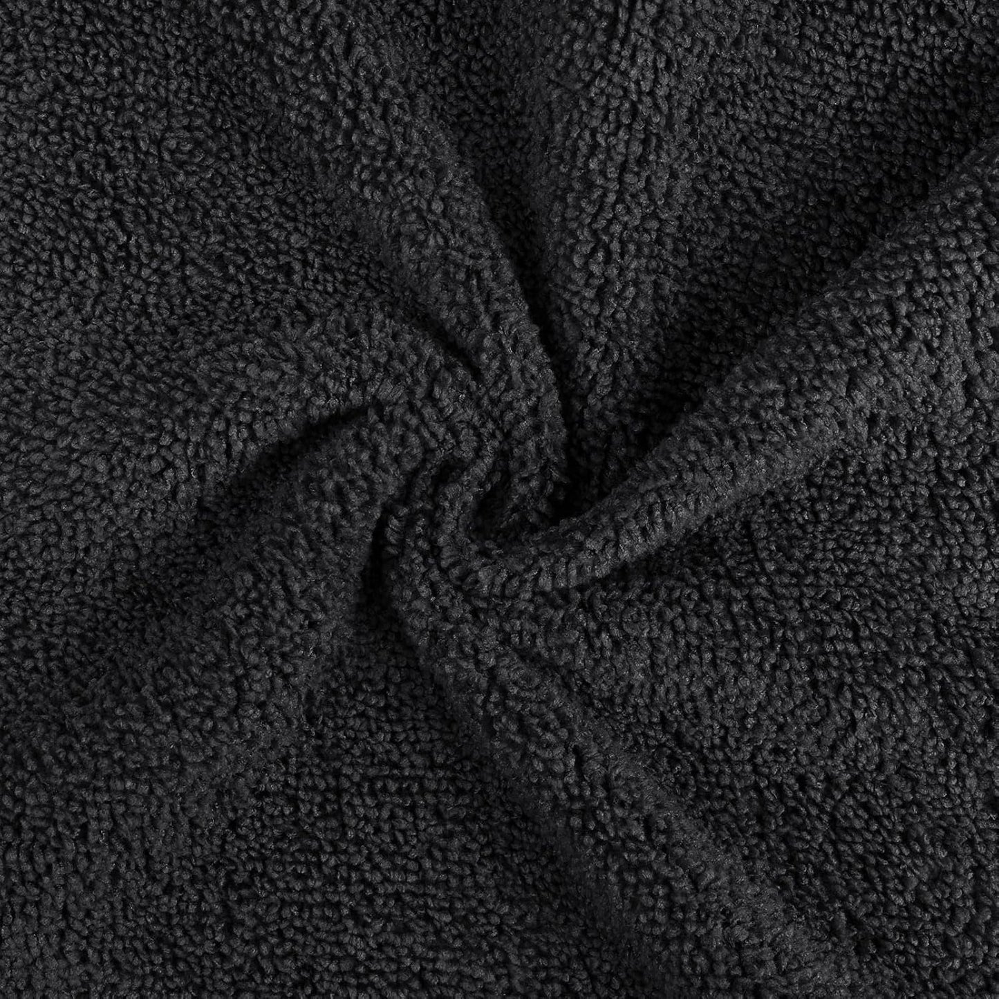 Orighty Microfiber Washcloths Bulk Towels Set 100 Pack, Highly Absorbent and Soft Feel Face Cloths, Multi-Purpose Wash Cloths & Hand Towels for Bathroom, Hotel, Spa, and Gym, 12x12 Inch, Black
