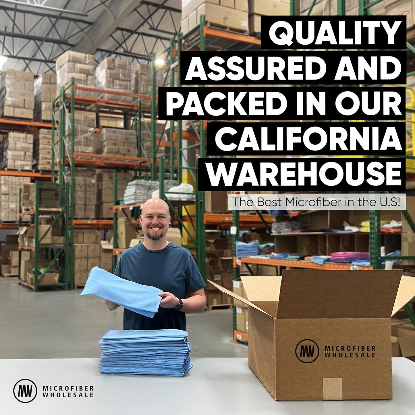 Microfiber Wholesale Bulk 16" x 16" All Purpose Towels Case Quantity (200 Count) | Large | No Fraying | High Density Microfiber | Zero Chemical Cleaner | Long-Lasting (Red)