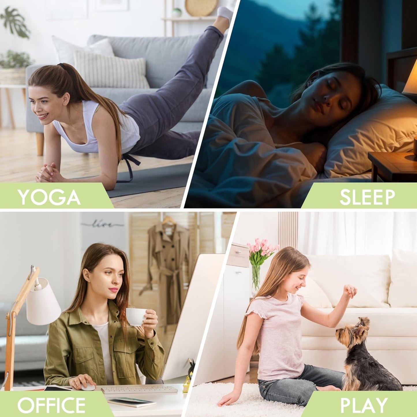 Plug-In Air Freshener Refills 12 Count - Palo Santo & Eucalyptus, Baby Powder Scent For Rooms & Bathrooms Office Wall Plug-In Refills, Compatible with Air Wick,Compatible with Glade