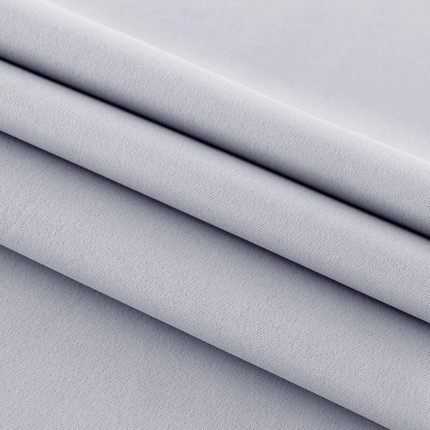 DWCN French Door Curtains – Rod Pocket Thermal Blackout Curtain for Doors with Glass Window, Kitchen and Patio Doors for Privacy, 54 X 72 Inches Long, 1 Curtain Panel with Tieback，Silver Grey