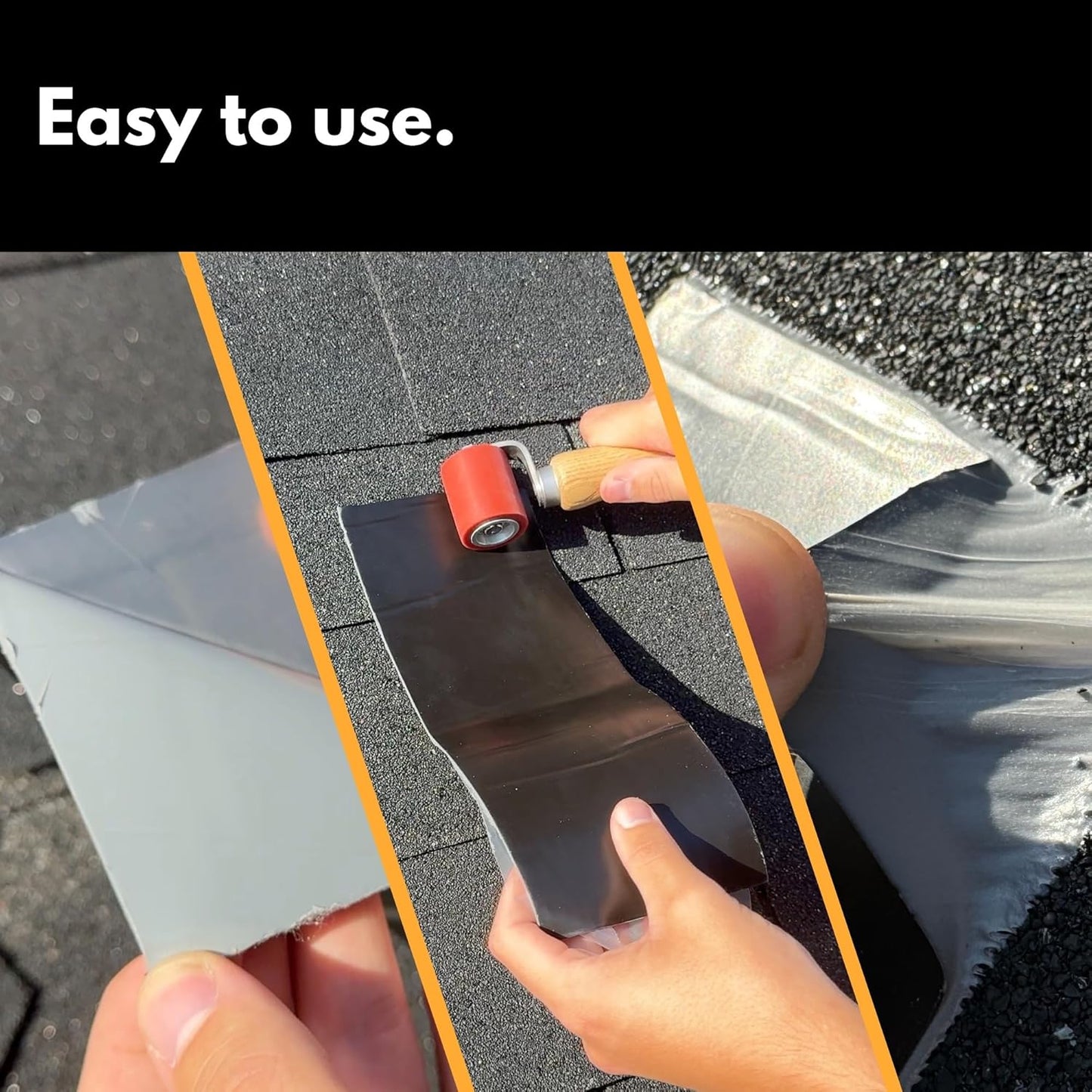 HSS RV Sealant Tape with MicroSealant - Waterproof Commercial Roofing Tape for Roof and RV Repair - UV- & Weatherproof - White - 6 inch x 25 ft.