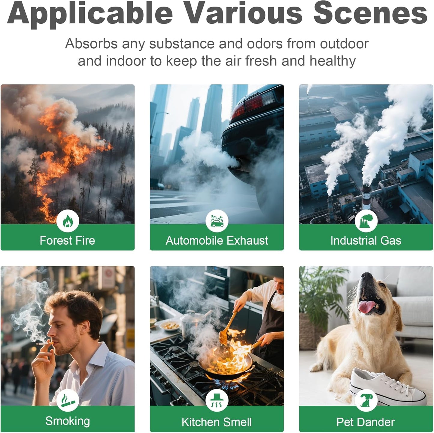 400/400S Replacement Filter for Coway AIRMEGA Max2 400 400S 400(G) 400S(G) Air Purifier, Max2 Green True HEPA and Active Carbon Filter Set, AP-2015-FP, 4 Pack