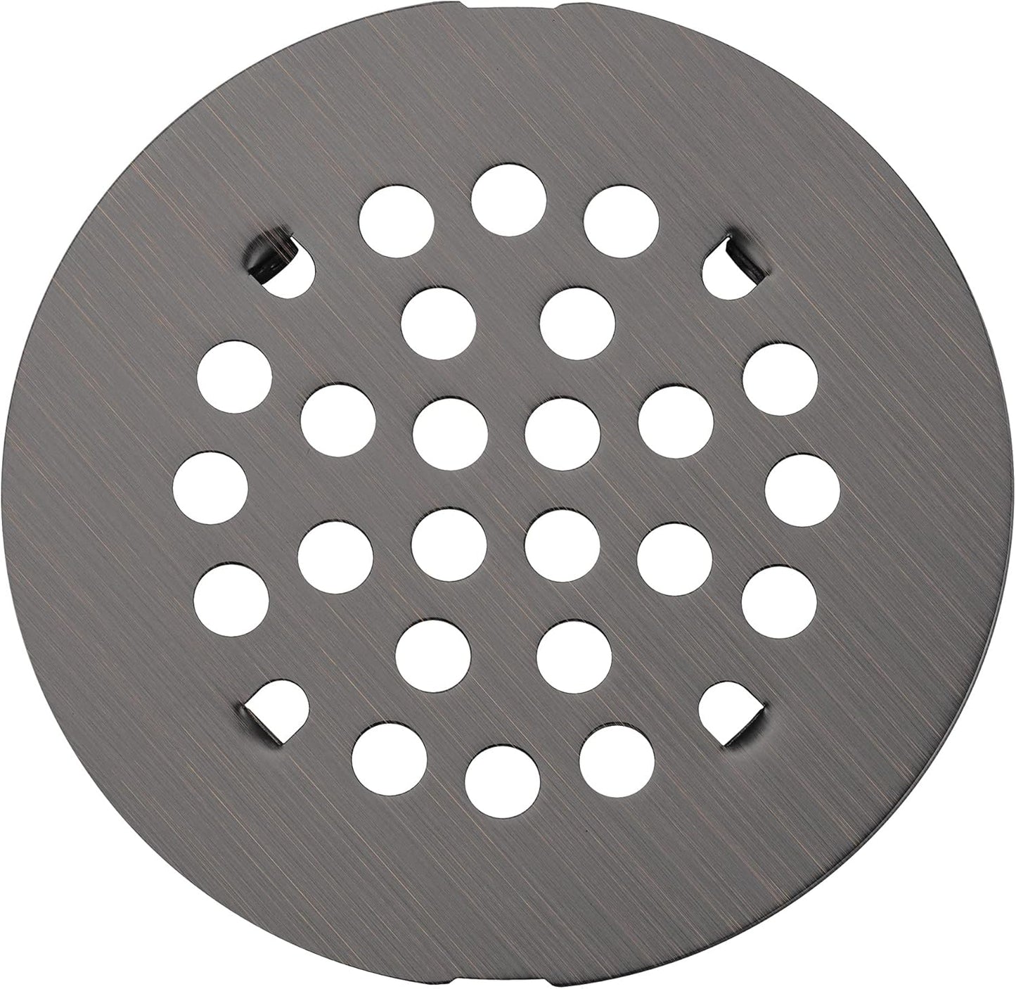 rrajj 4-1/4 (4.25) Inch(108mm) Round Snap-in Shower Floor Drain Cover Replacement Cover (Antique Brown)