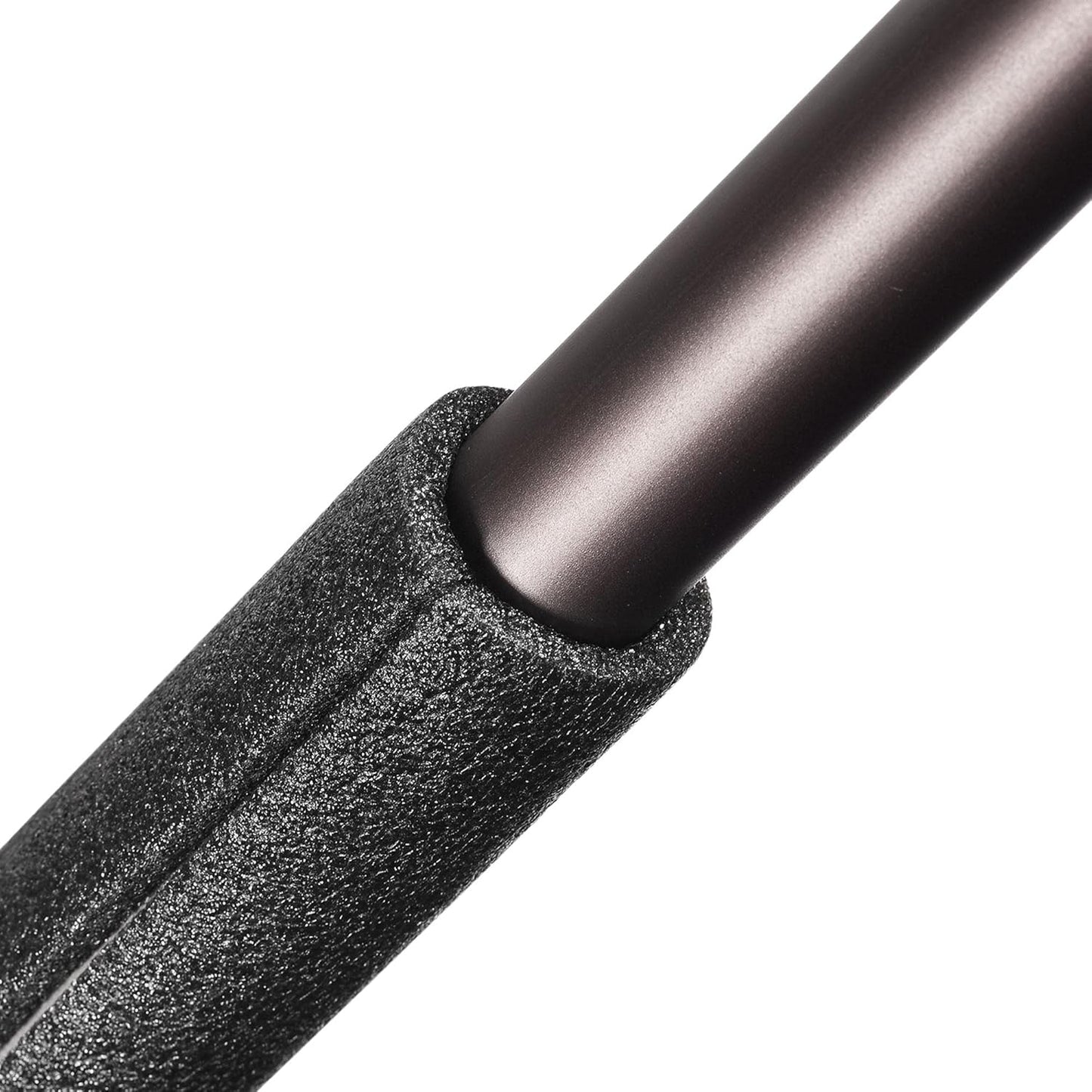 uxcell Foam Tube 1.64 Ft Length 1.17in ID 1.56in OD Hollow Pipe Cover for Protecting Pipes and Heat Preservation Black 4 Pack