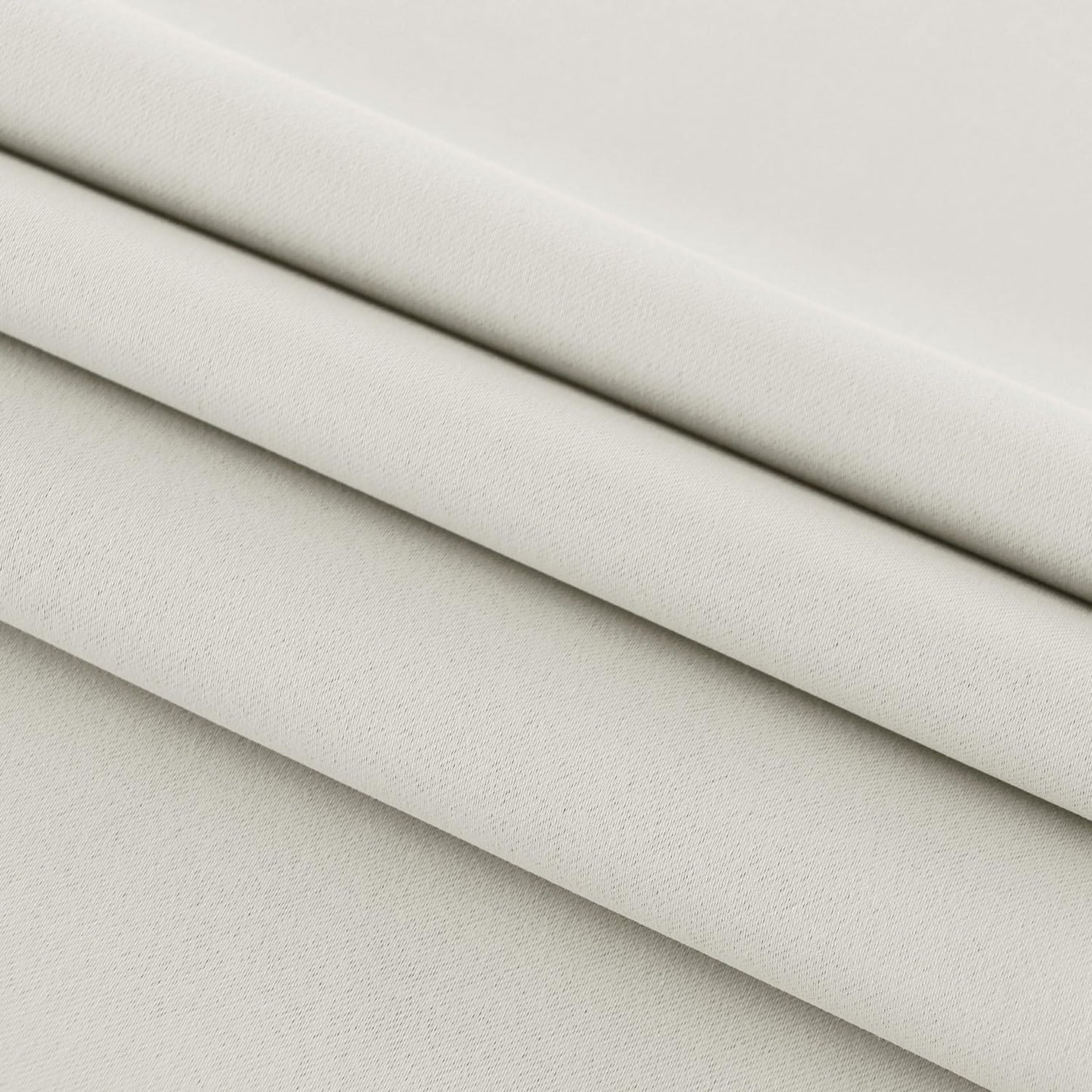 DWCN French Door Curtains – Rod Pocket Thermal Blackout Curtain for Doors with Glass Window, Kitchen and Patio Doors for Privacy, 25 X 40 Inches Long, 1 Curtain Panel with Tieback, Ivory