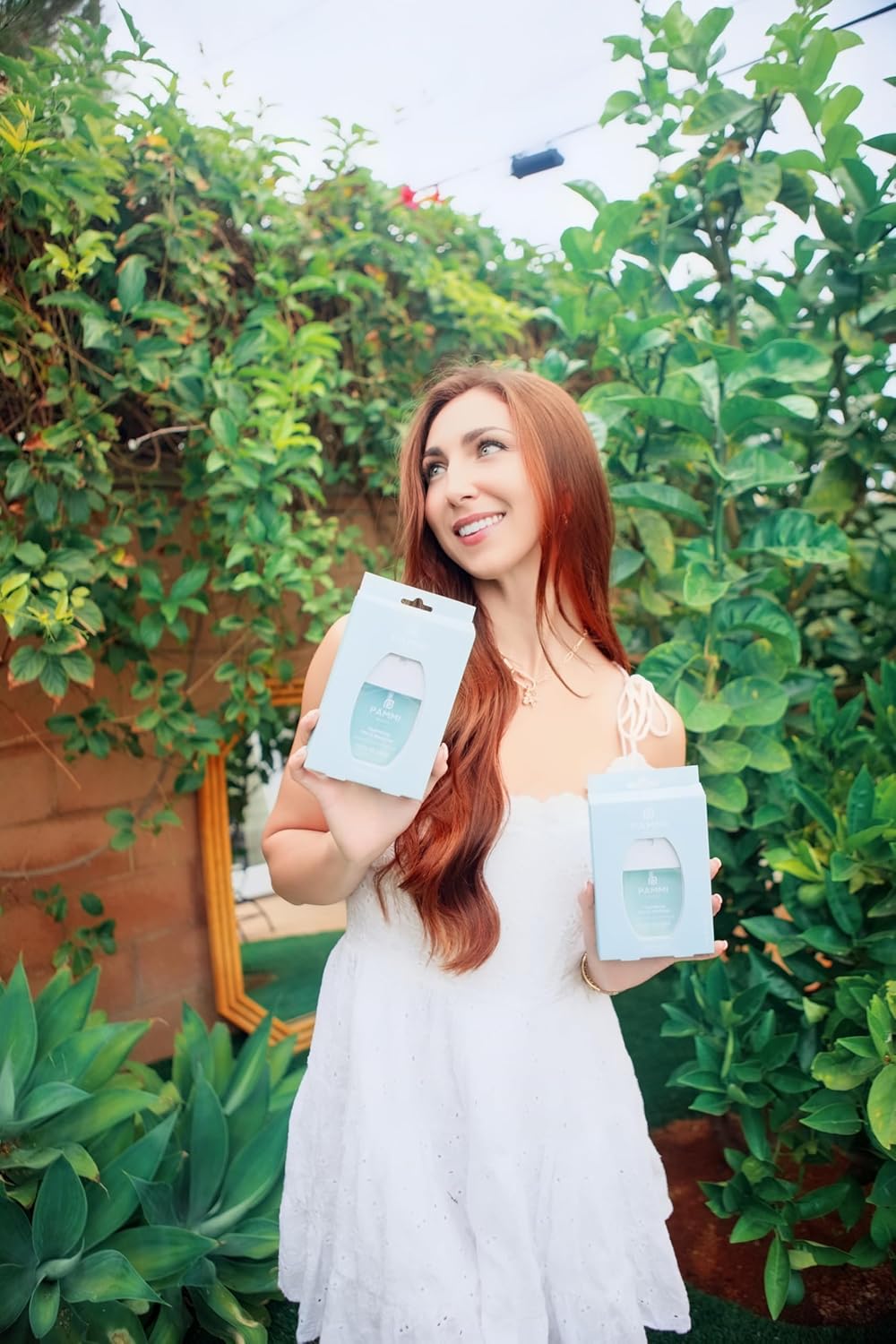 PAMMI Power Mist Hydrating Hand Sanitizer Spray, Portable Travel Size Pocket Hand Sanitizer, Scented Handsanitizer Mini Spray For Car - 600 Sprays (2 Packs (Aloevera, Guava))