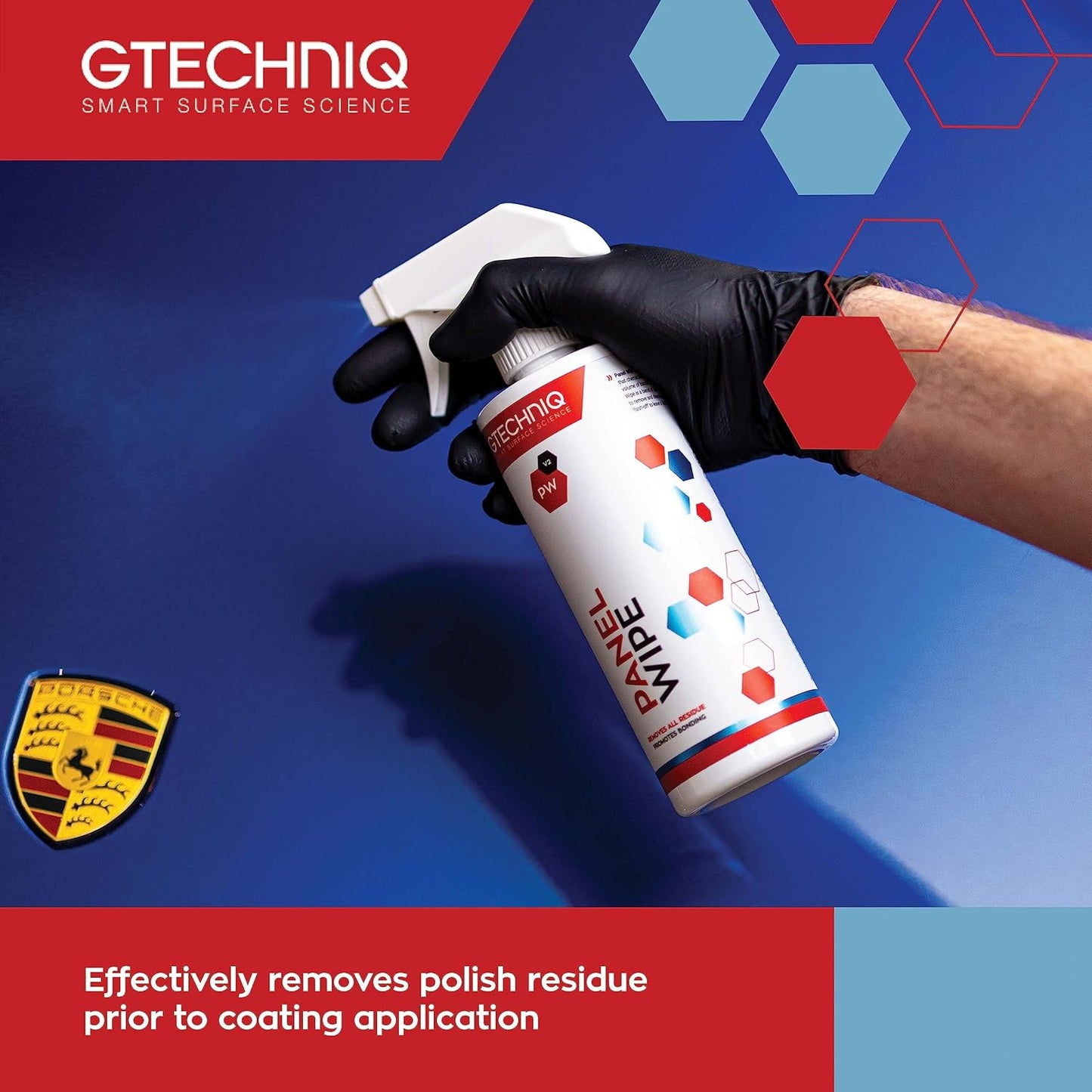 Gtechniq Panel Wipe for Car Cleaning, Pre-Sealant Car Cleaner for Polish Residue, Fragrance-Free, Transparent, 5L
