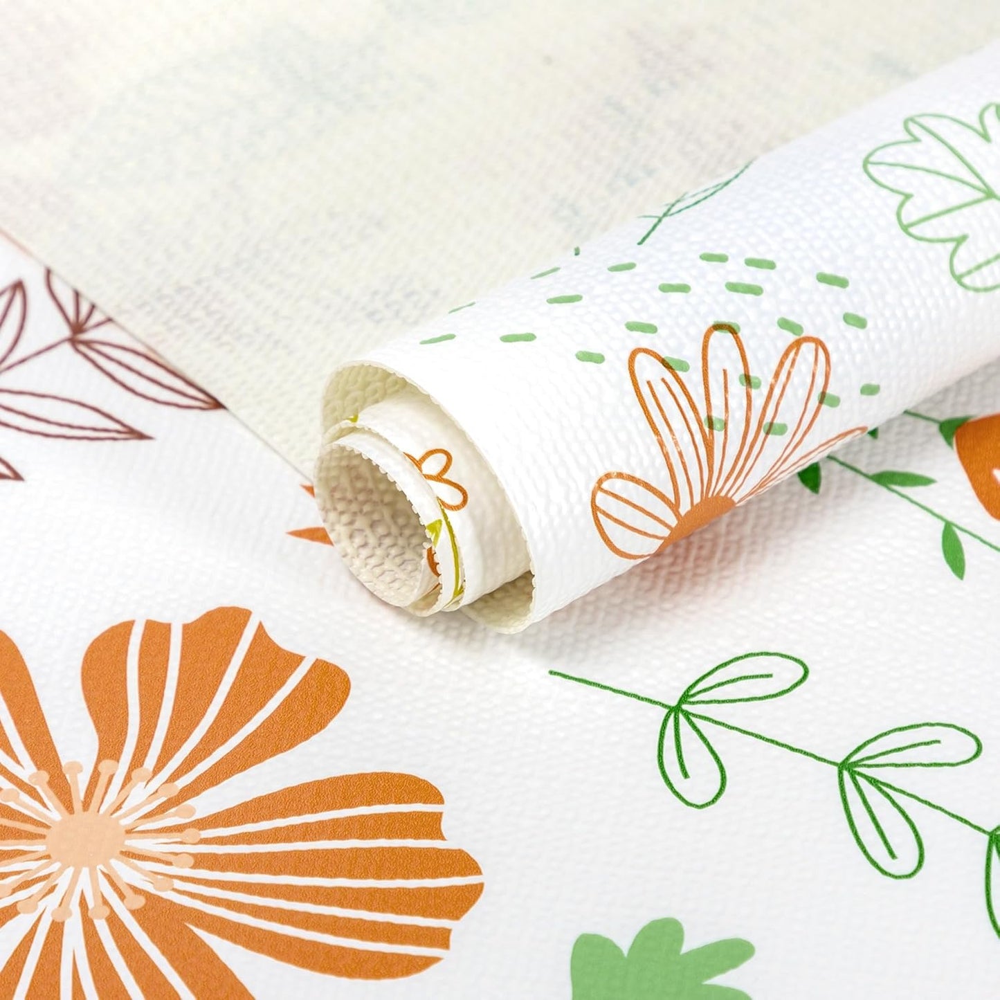 Shelf Liner 18" W x 96" L Cabinet Liners Non Adhesive, Drawer Liners Non Slip Kitchen Mat Waterproof Oil-Proof for Kitchen Cabinet, Shelves, Refrigerator, Storage, Easy to Trim