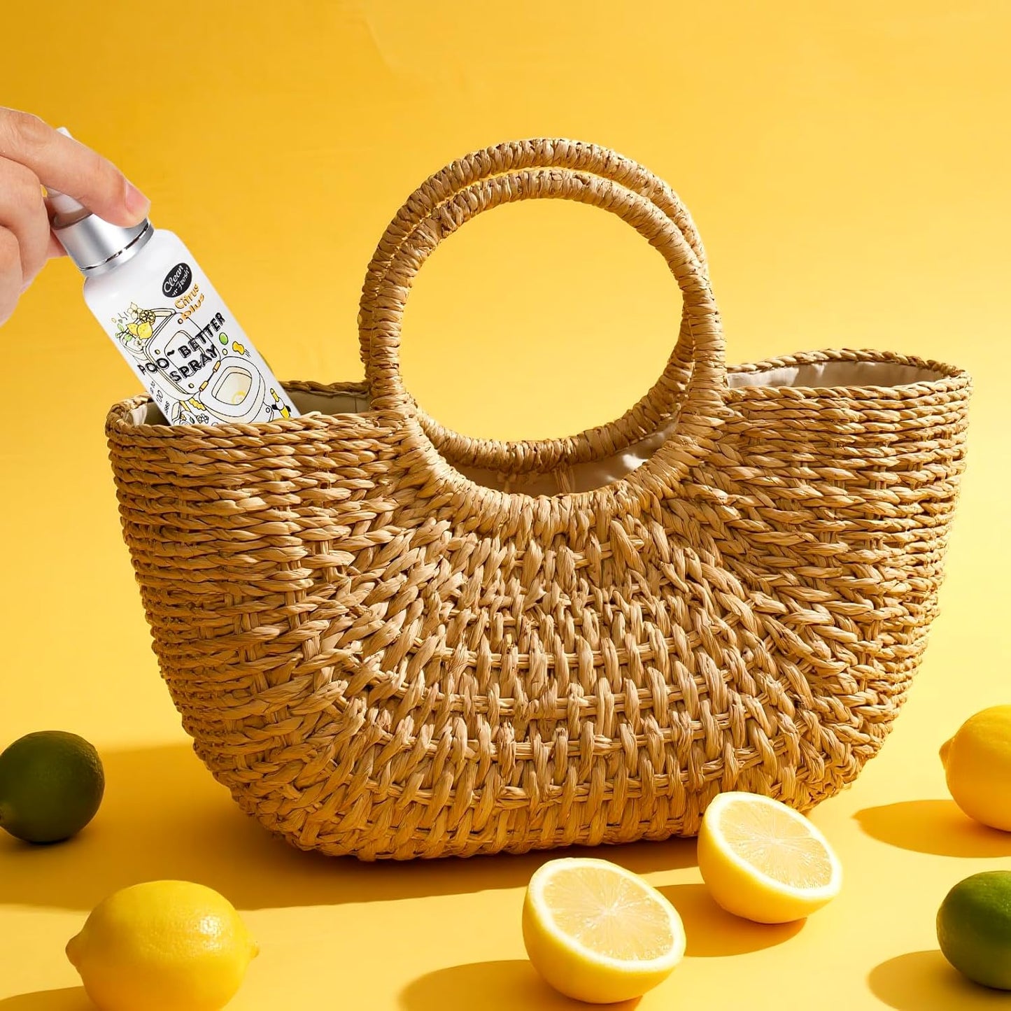 Clean-n-Fresh Toilet Spray, Pack of 3 - Citrus Scent, Bathroom & Toilet Odor Removers, Air Fresheners for Home, Travel Size Toiletries, Total 5.1 Fl Oz