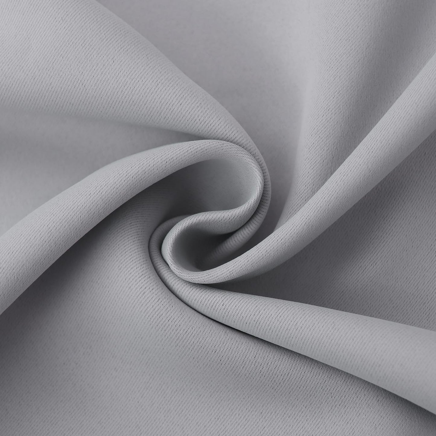 BGment Short Room Darkening Curtains 40 Inches Long for Kitchen - Rod Pocket Thermal Insulated Blackout Curtain Drapes for Small Bedroom Window, 42 x 40 Inch, 2 Panels, Light Grey