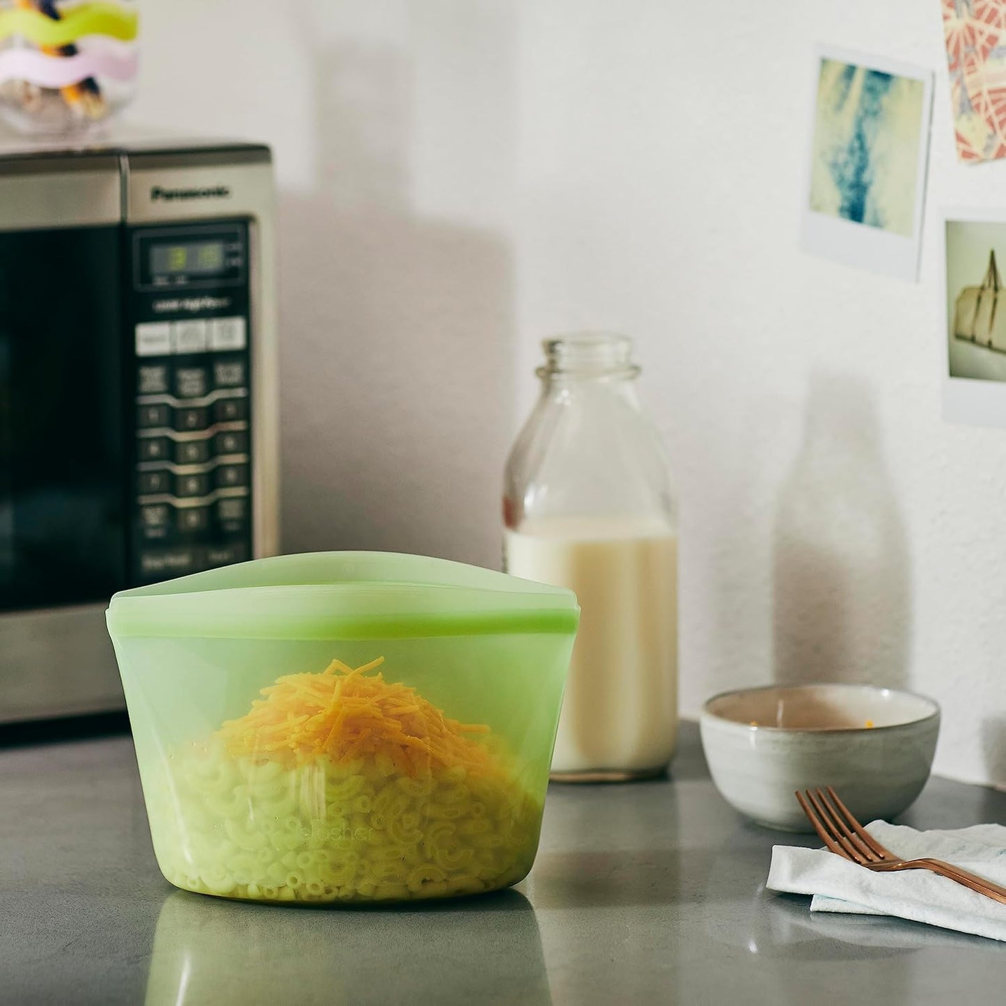 Stasher Premium Silicone Reusable Food Storage Bags, 3-Pack, Multi, Multi-Use Food Storage Bags, Lunch Bag, Travel Containers, BPA Free, Leak-free, Dishwasher-Safe, Eco-friendly